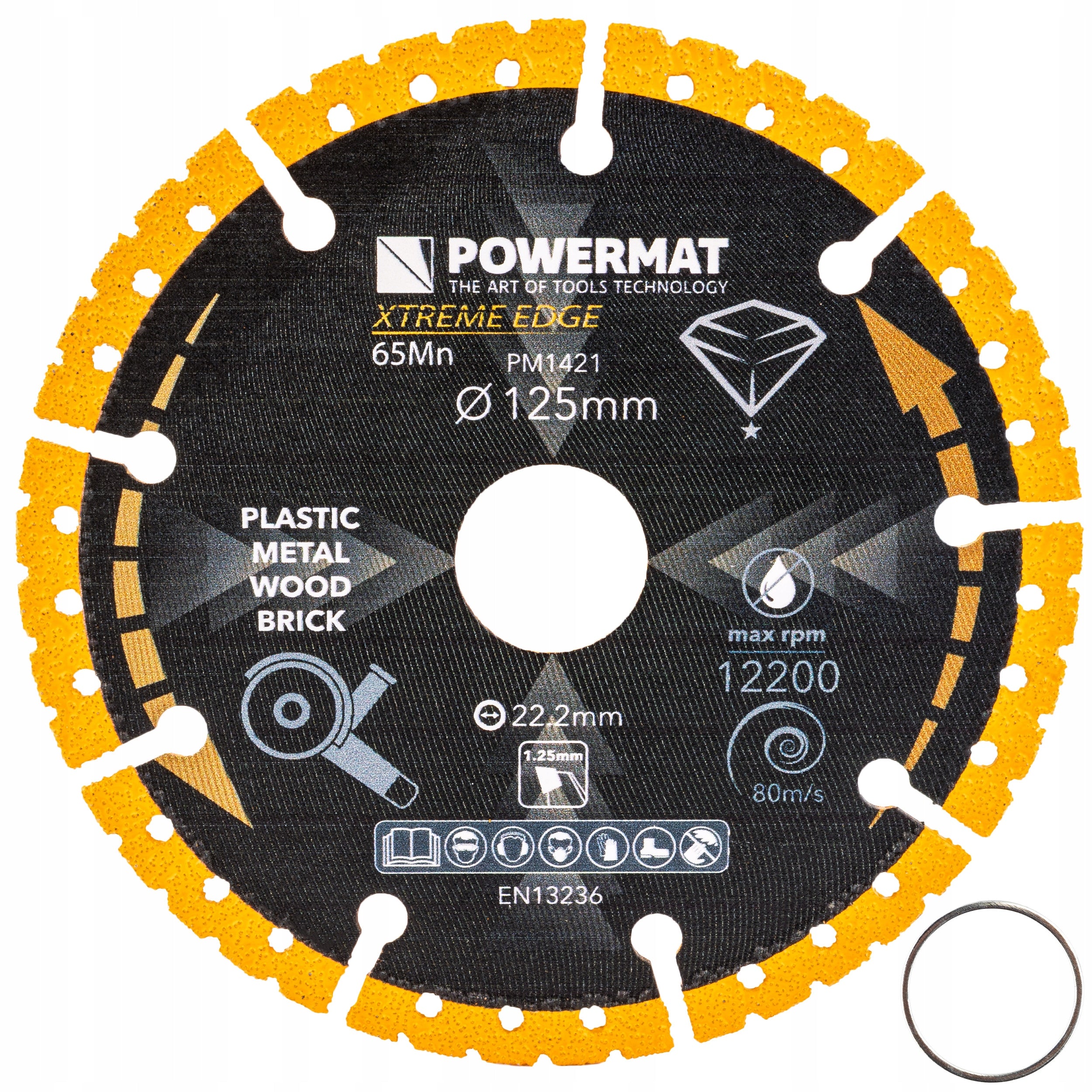 UNIVERSAL DIAMOND BLADE FOR METAL WOOD BRICKS PVC CERAMICS 125 MM