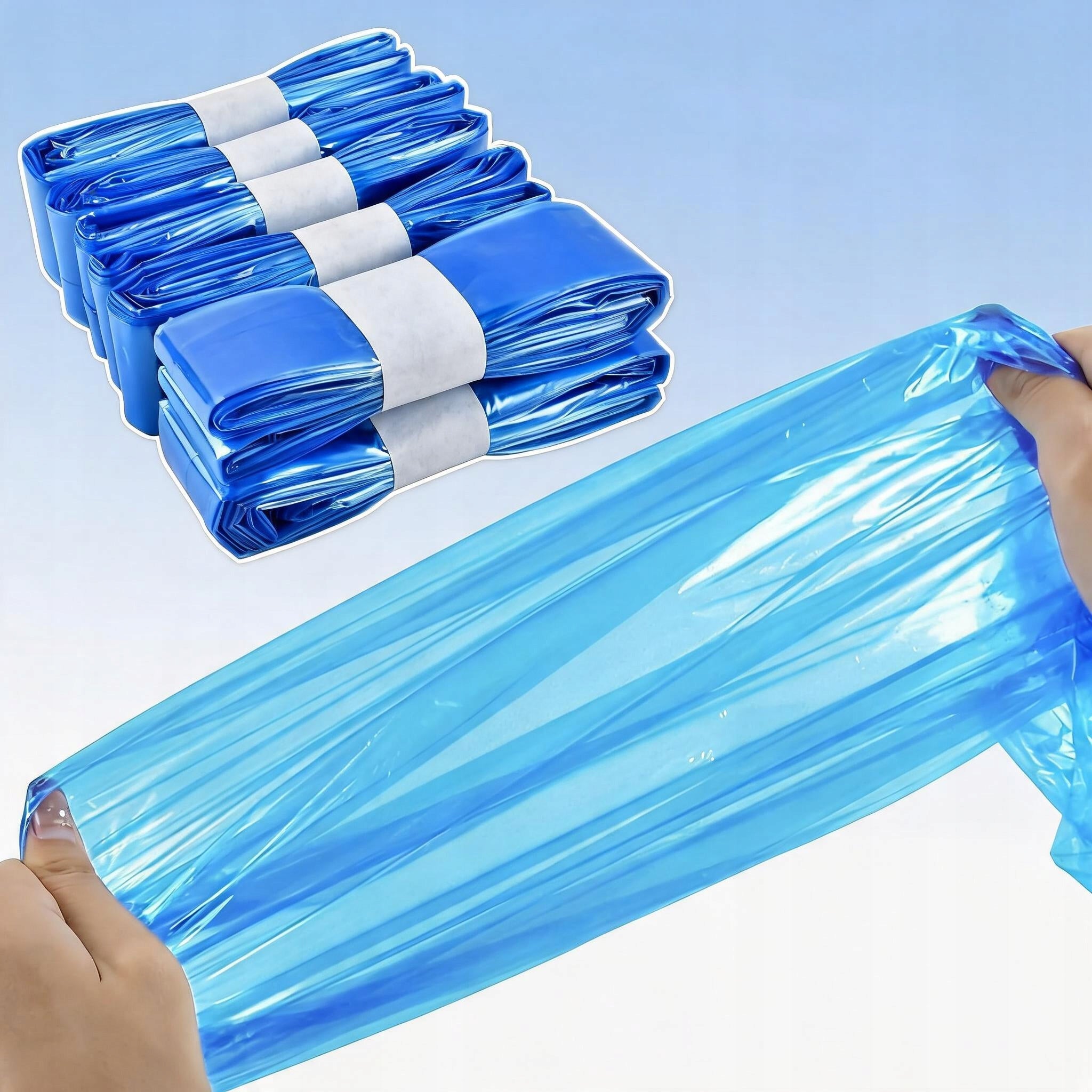 UNIVERSAL DIAPER BAGS 18 PIECES BLUE ODOR PROTECTION Packaging status original