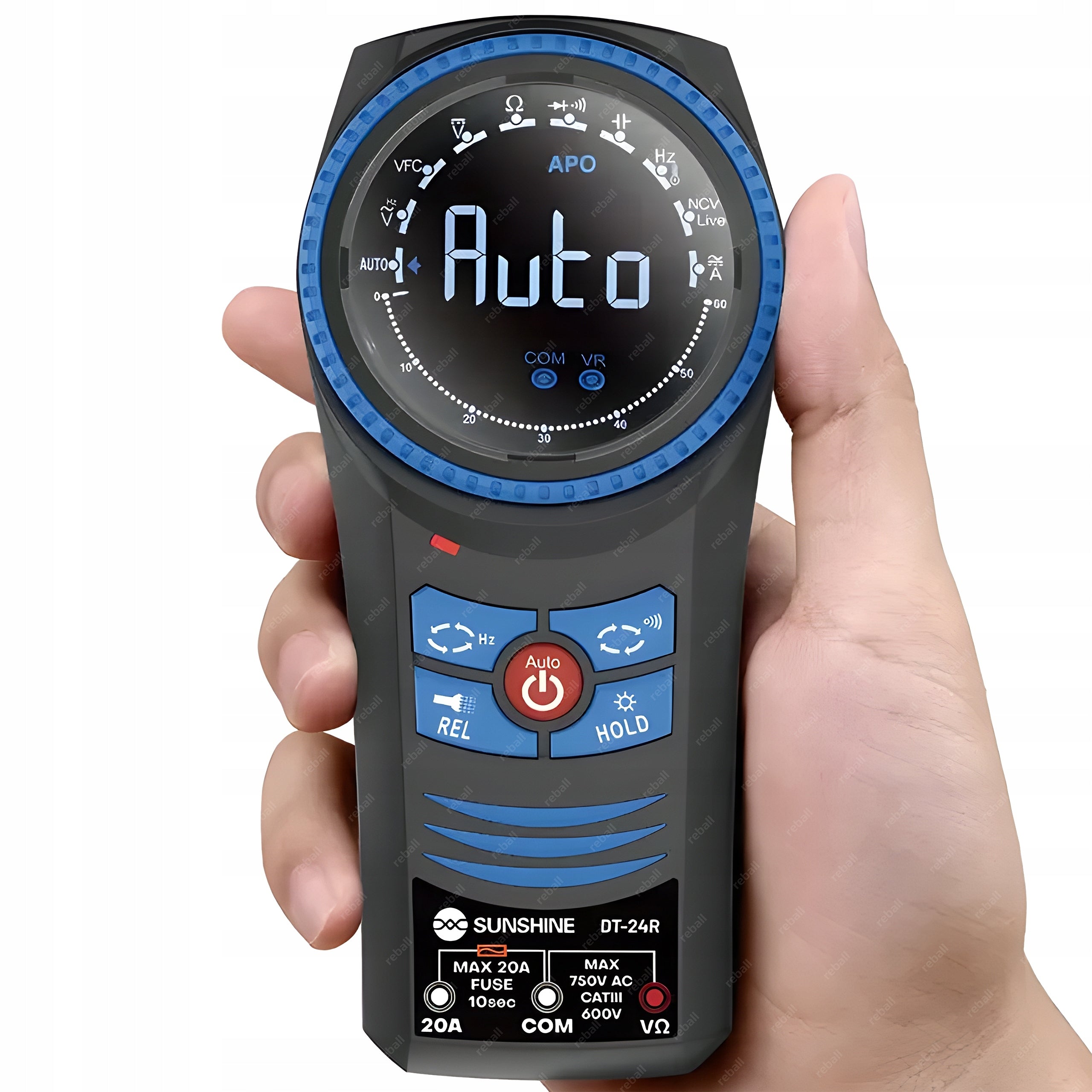 UNIVERSAL DIGITAL MULTIMETER SUNSHINE DT-24R VOLTAGE CURRENT METER AUTO EAN (GTIN) 5903815934766