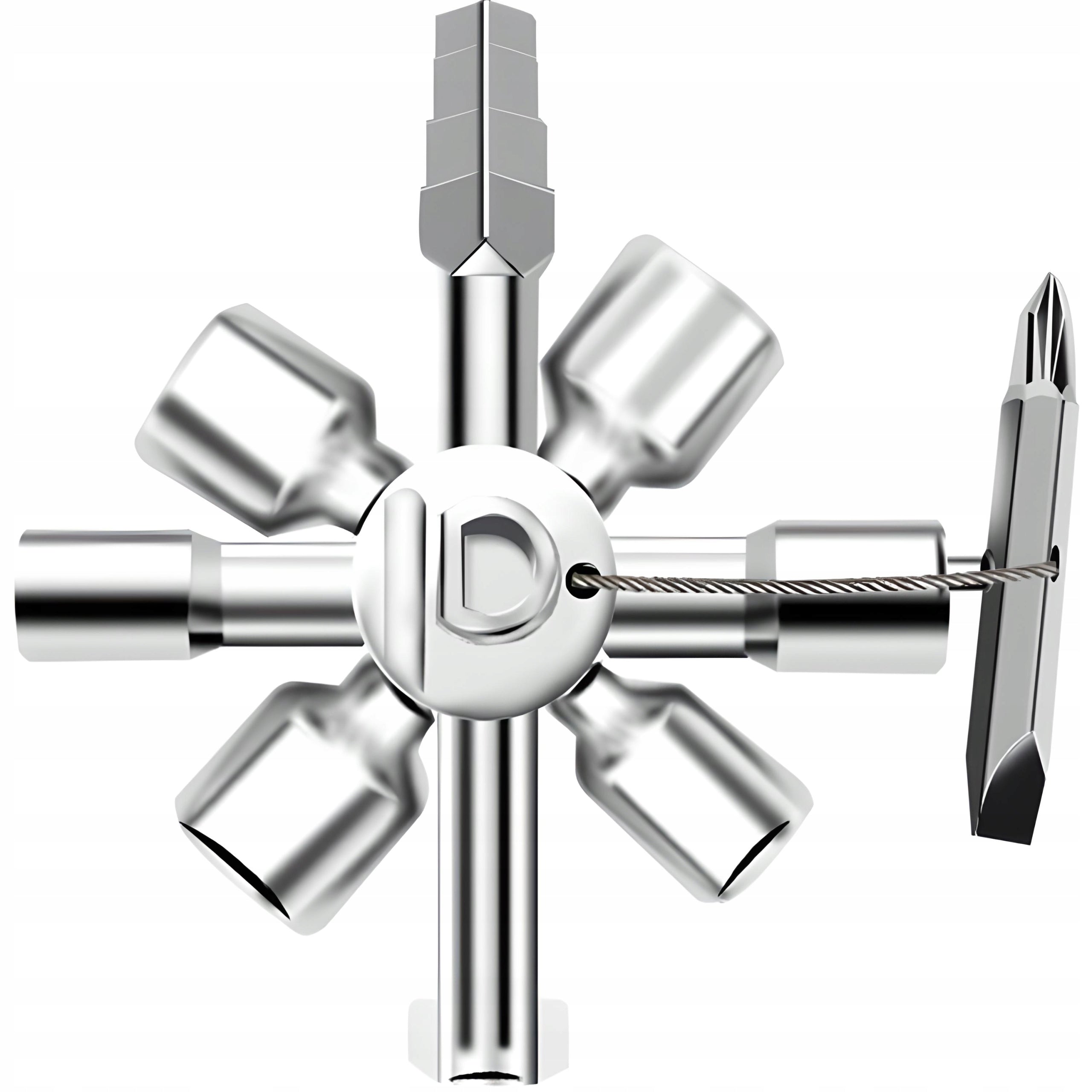 UNIVERSAL ELECTRIC CABINET WRENCH 10IN1 MULTIFUNCTIONAL DURABLE Manufacturer code O524