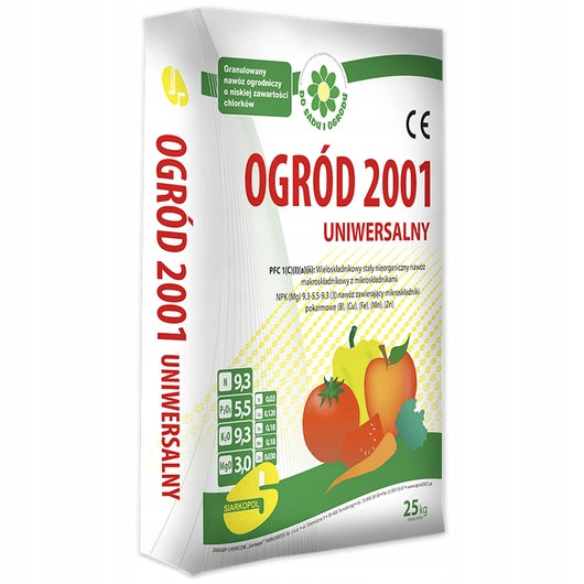 UNIVERSAL GARDEN FERTILIZER SIARKOPOL 25KG HEALTHY VEGETABLES FRUIT LUSH FLOWERS Packaging status original