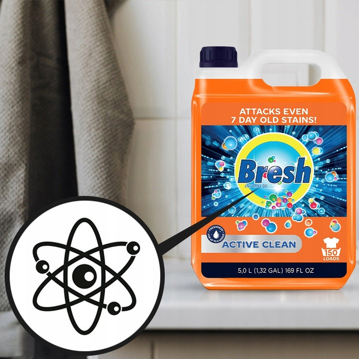 UNIVERSAL GEL WASHING LIQUID 15L + RINSING LIQUID 5L BRESH = 20L QUALITY Packaging status original
