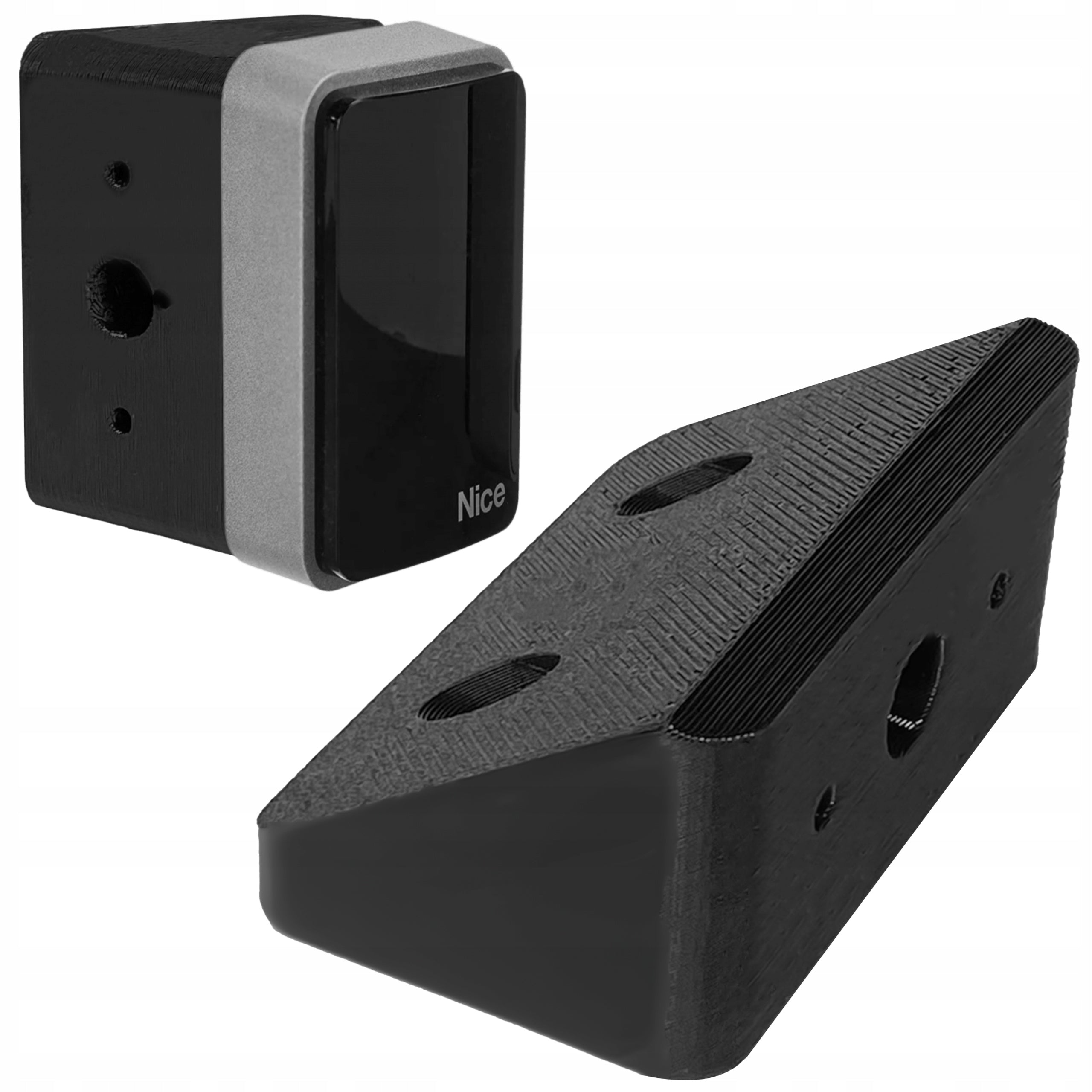UNIVERSAL HOLDER CORNER BASE FOR PHOTOCELL NICE EPM BLACK 1 PC