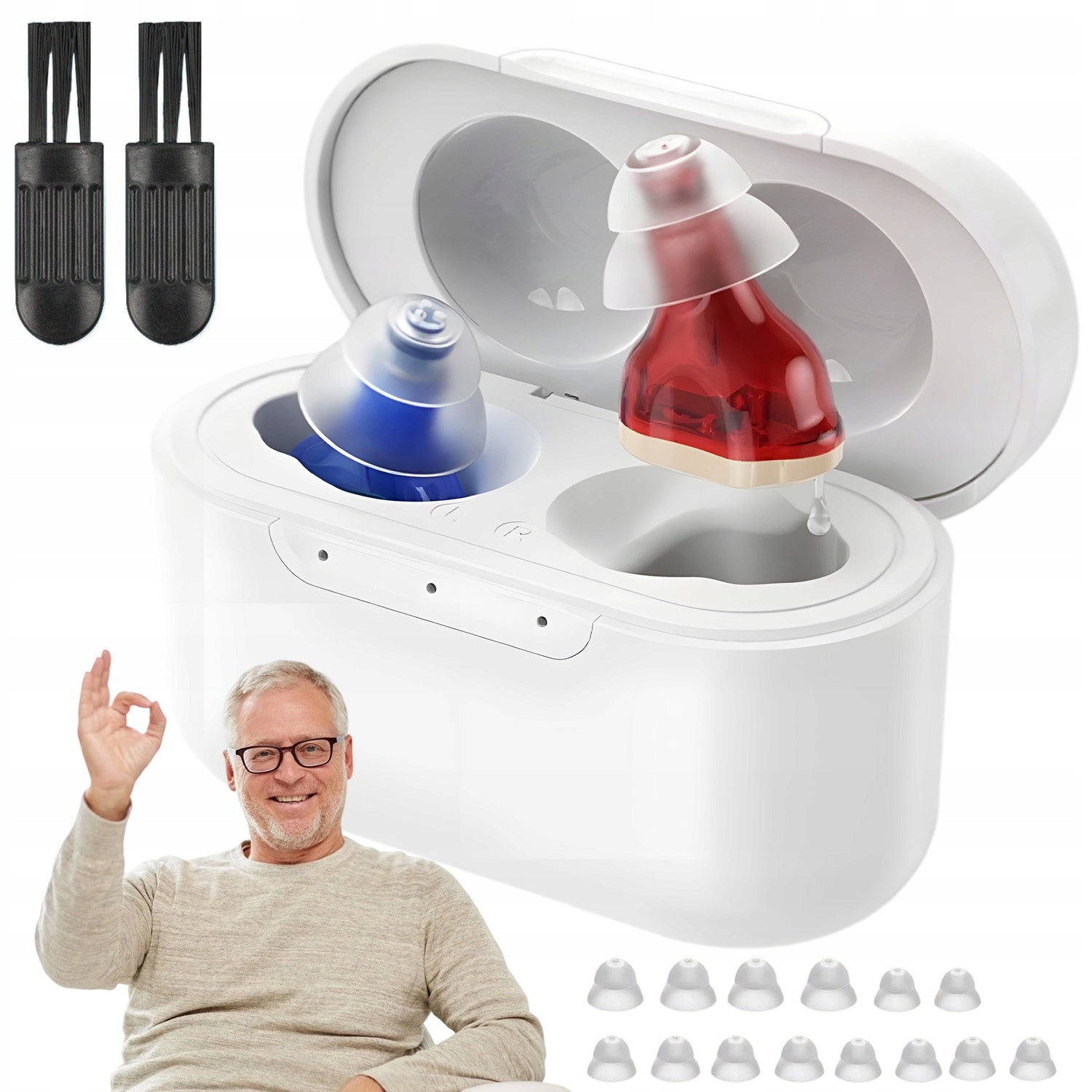 UNIVERSAL IN-EAR HEARING AMPLIFIER WITH INTELLIGENT NOISE CANCELLATION