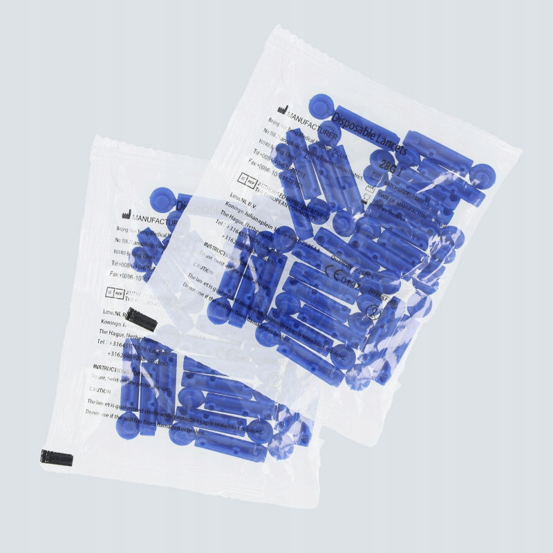 UNIVERSAL LANCETS NOVAMA LANCETS 50PCS DISPOSABLE FOR NEEDLE LANCETS 28G Packaging status original