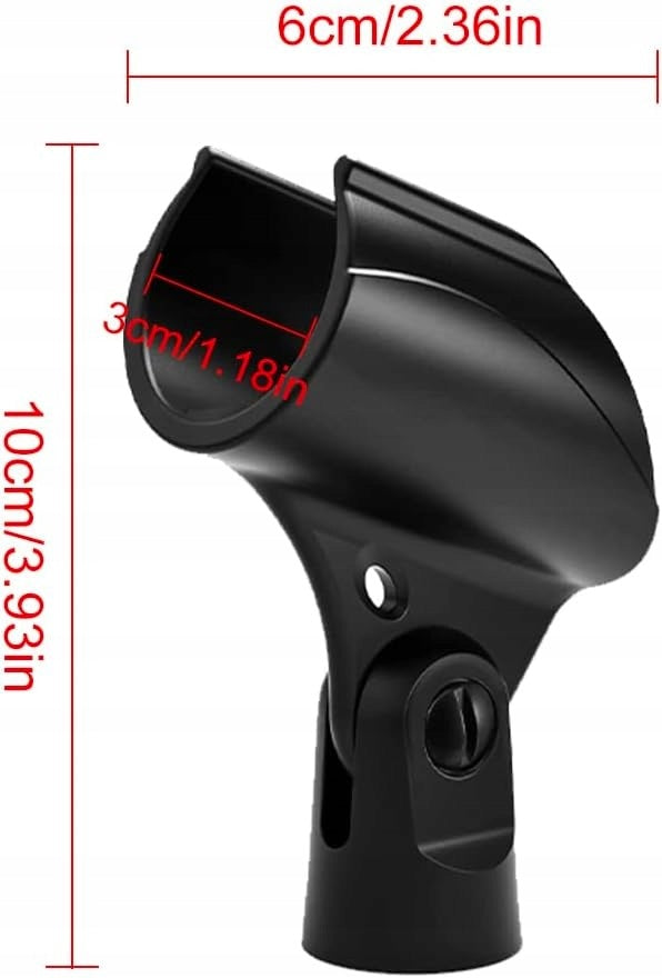 UNIVERSAL MICROPHONE CLIP WITH SWAN NECK 180 DEGREE 2 PIECES Manufacturer code 0610583132823