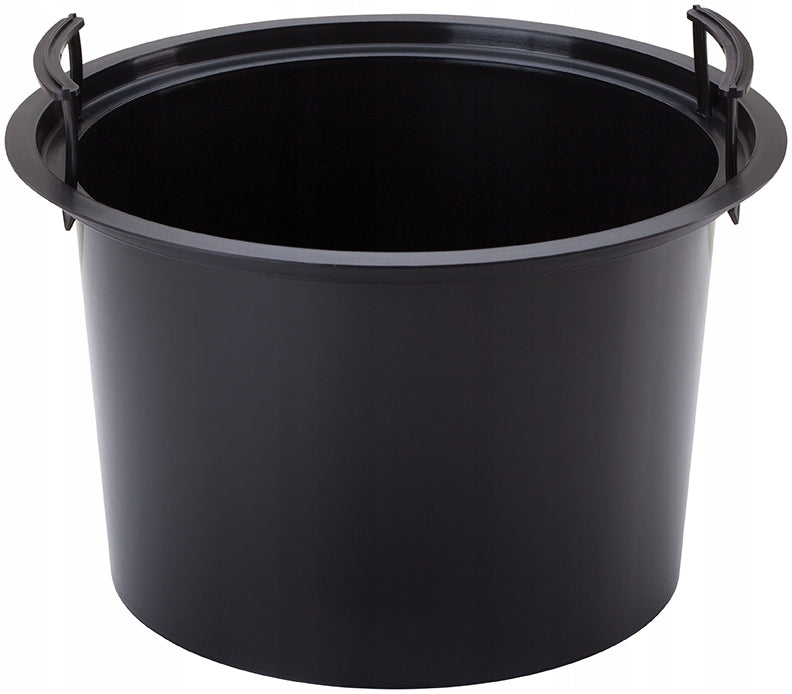 UNIVERSAL PLANTER INSERT WITH HANDLES FI 27,5CM H 18CM BLACK 5,5L