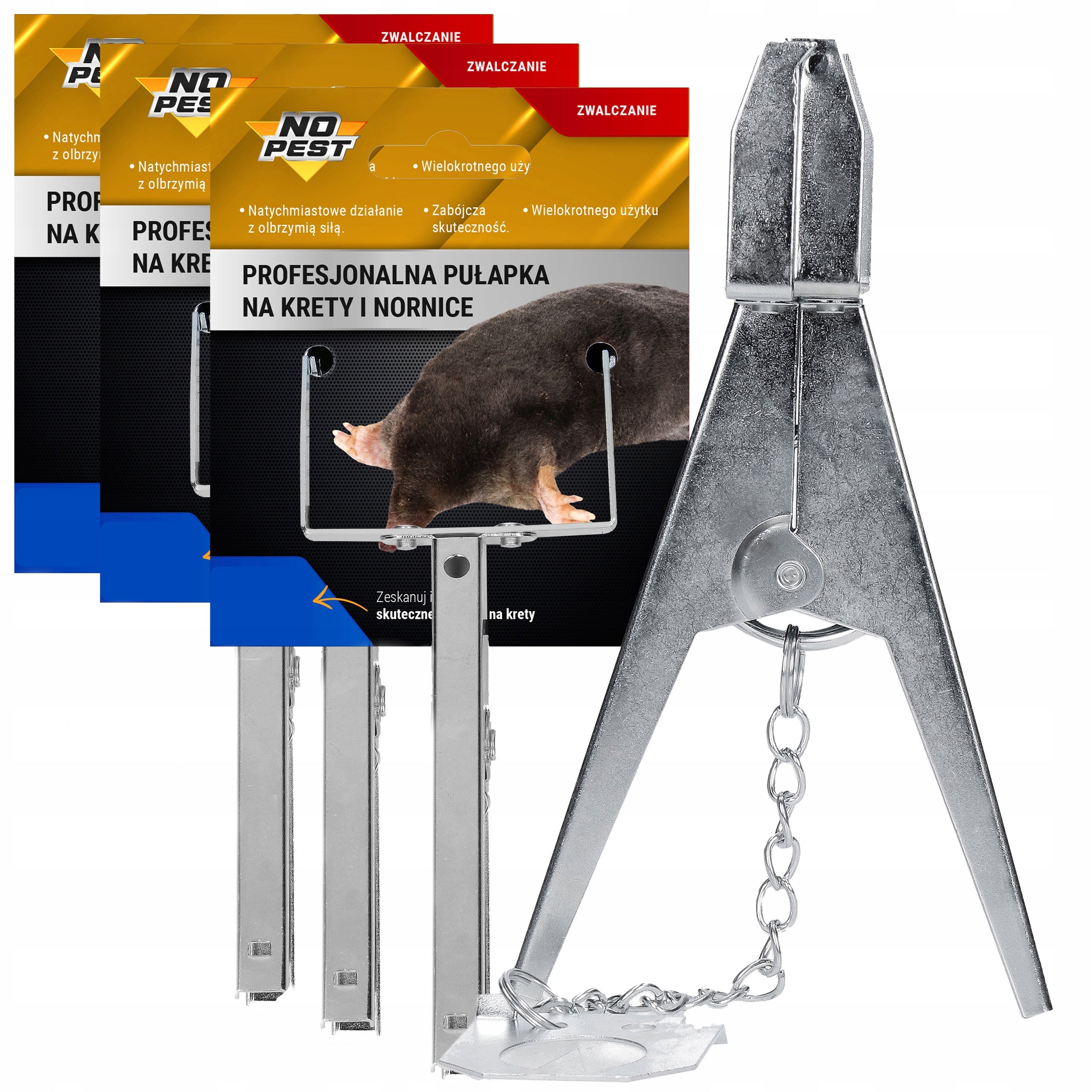 UNIVERSAL PROFESSIONAL PAW MOLE AND VOLES TRAP STRONG MOLECATCHER