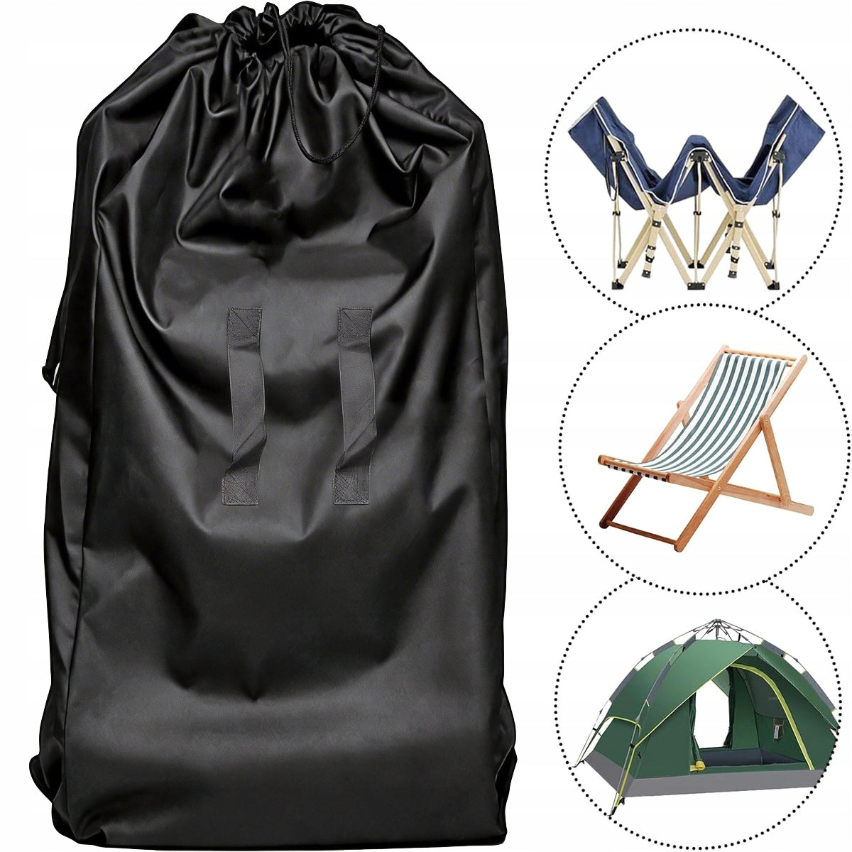 UNIVERSAL PROTECTIVE BAG FOR CAR AIRPLANE TROLLEY COVER BLACK BAG
