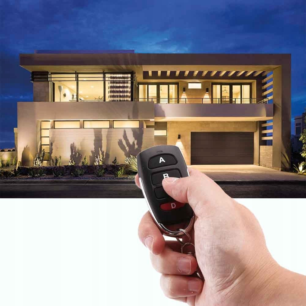 UNIVERSAL REMOTE CONTROL FOR ROLLER SHUTTER ALARM GATES SELF-COPYING 433MHZ LONG RANGE Brand Krzymark