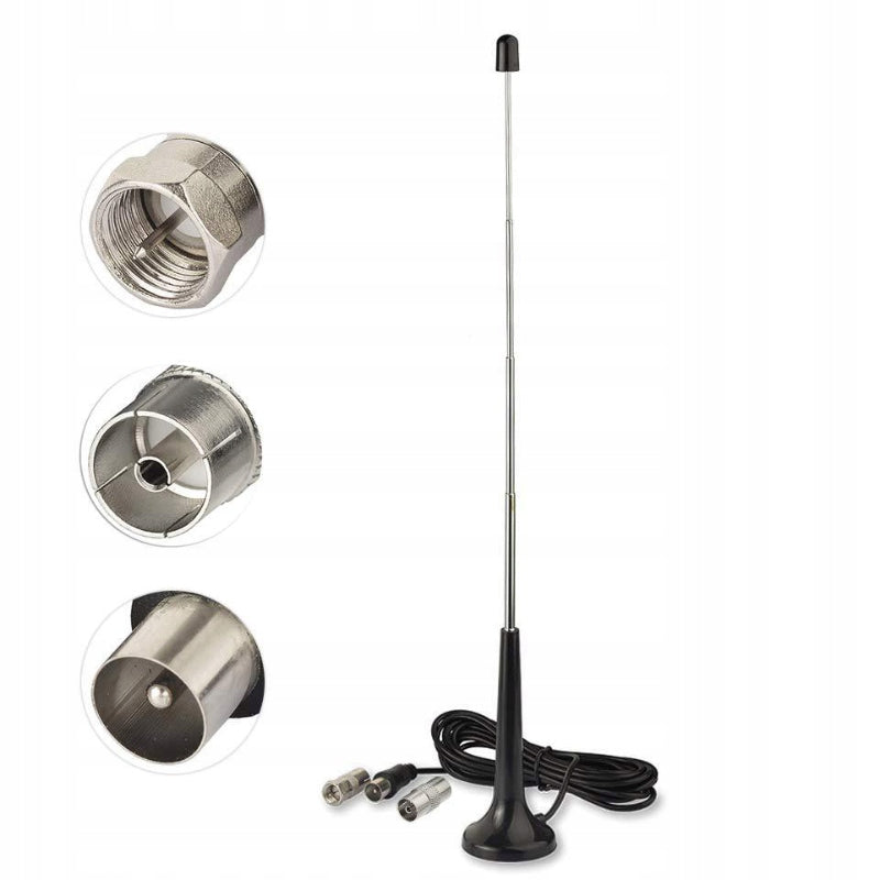 UNIVERSAL ROOM ANTENNA FM DAB TELESCOPIC RADIO FOR SIGNAL AMPLIFICATION Manufacturer code ZETAU02250977