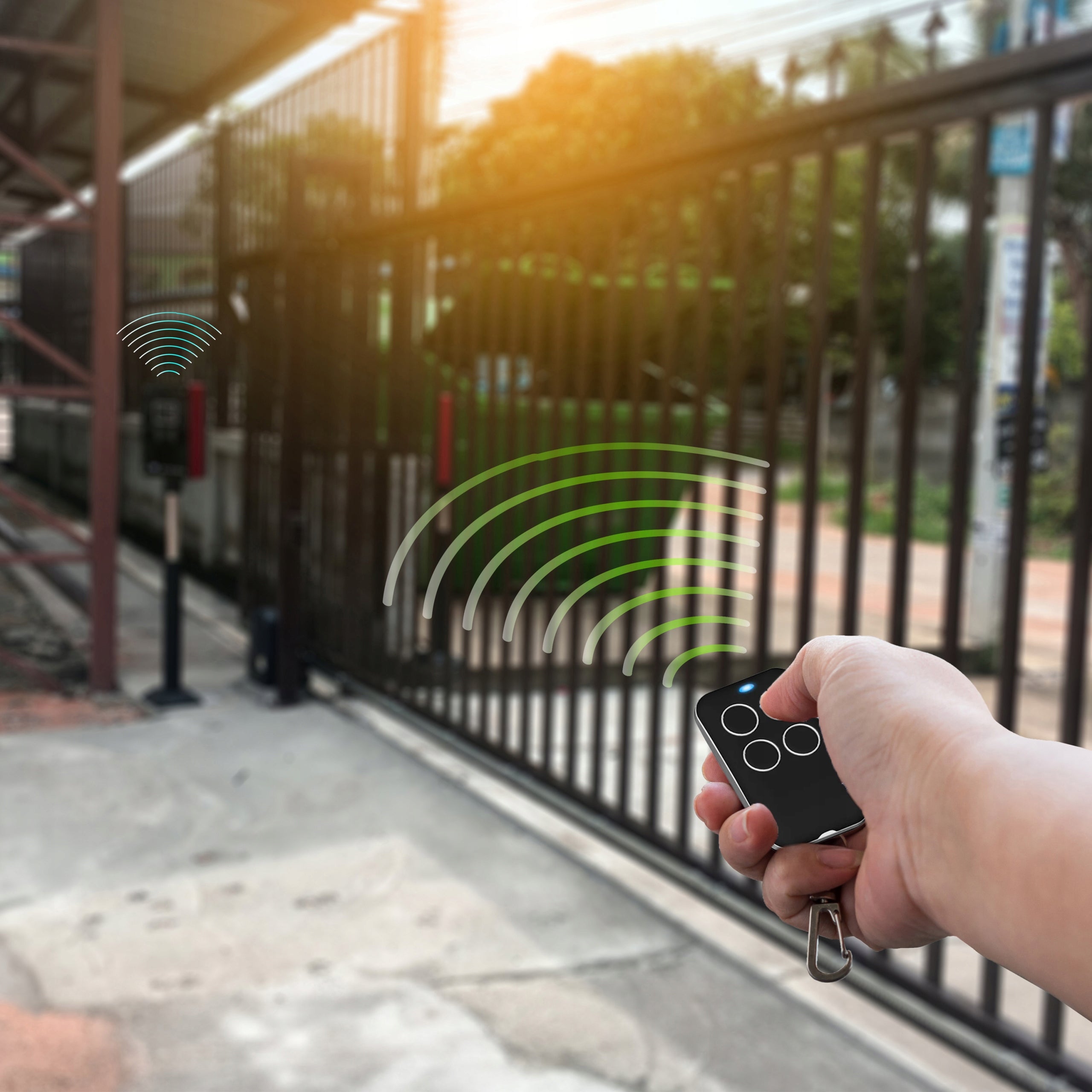 UNIVERSAL SELF-COPYING REMOTE CONTROL FOR ROLLER SHUTTER ALARM GATE 4 CHANNELS 280-868 MHz Product weight with unit packaging 0.15 kg