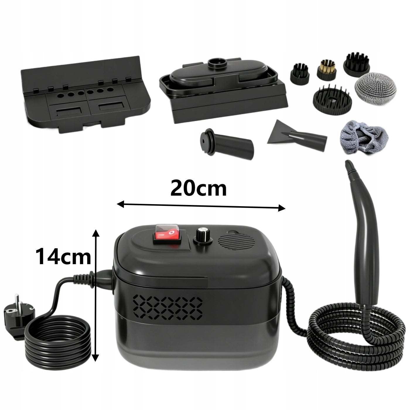 UNIVERSAL STEAM CLEANER 2000W FOR CLEANING WITH VACUUM CLEANER FUNCTION 1100ml Manufacturer code YFDZ-6979382045173