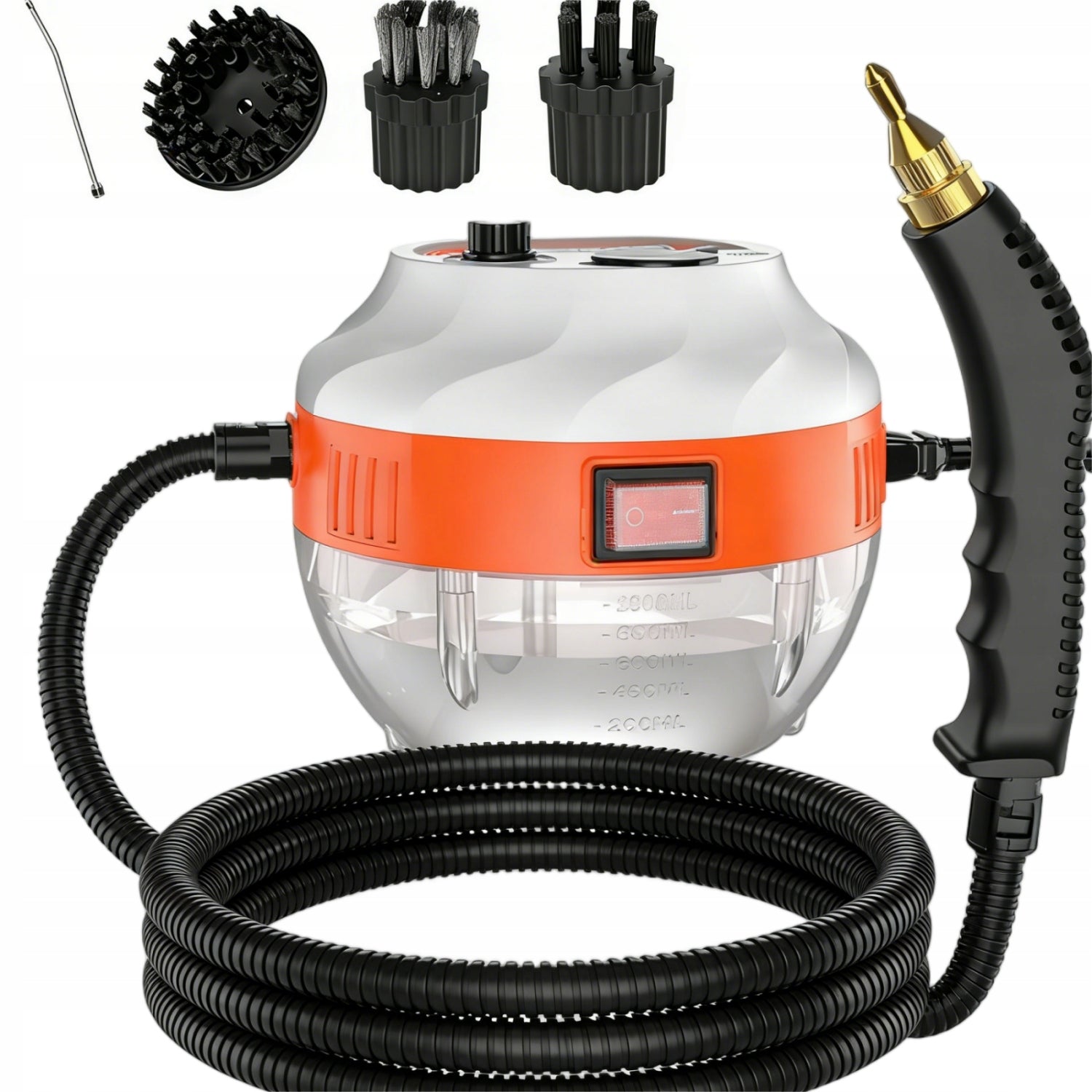 UNIVERSAL STEAM CLEANER 3800W FOR CLEANING WITH VACUUM CLEANER FUNCTION 1000ml Product depth 17 cm