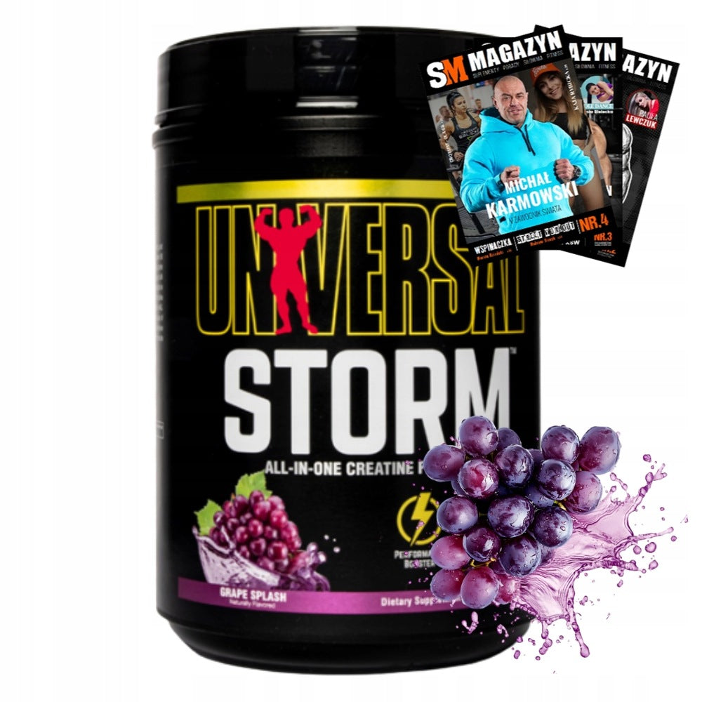 UNIVERSAL STORM 752 g STACK CREATINE STRENGTH ENERGY STIMULATION STRENGTH