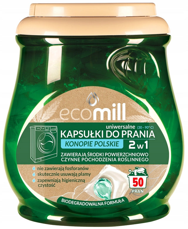 UNIVERSAL WASHING CAPSULES EFFECTIVE HEMP 50 + WASHING WIPES EAN (GTIN) 656272023324