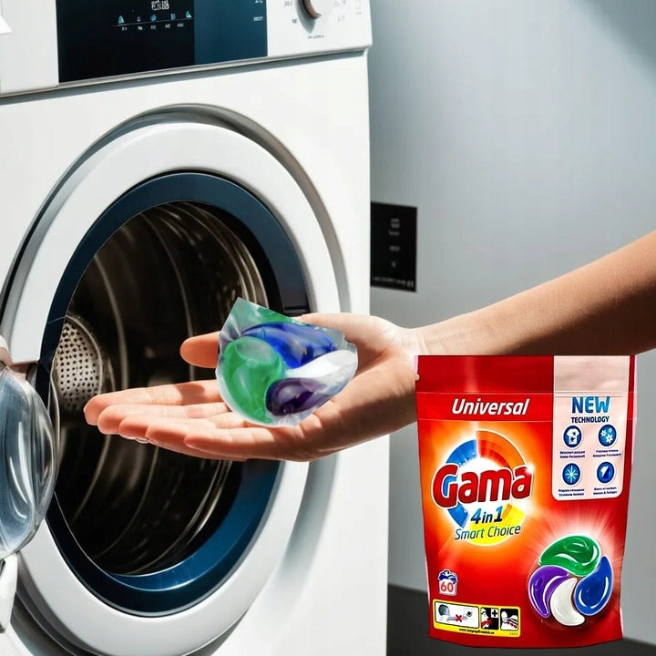 UNIVERSAL WASHING CAPSULES GAMA SMART CHOICE 4 IN 1 60 PCS. UNIVERSAL Manufacturer code Gama Kolor