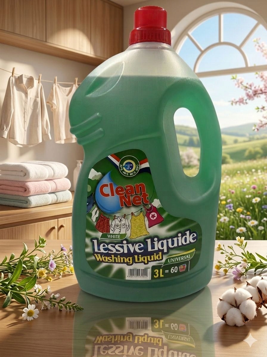 UNIVERSAL WASHING LIQUID 3 L CLEAN NET Packaging status original