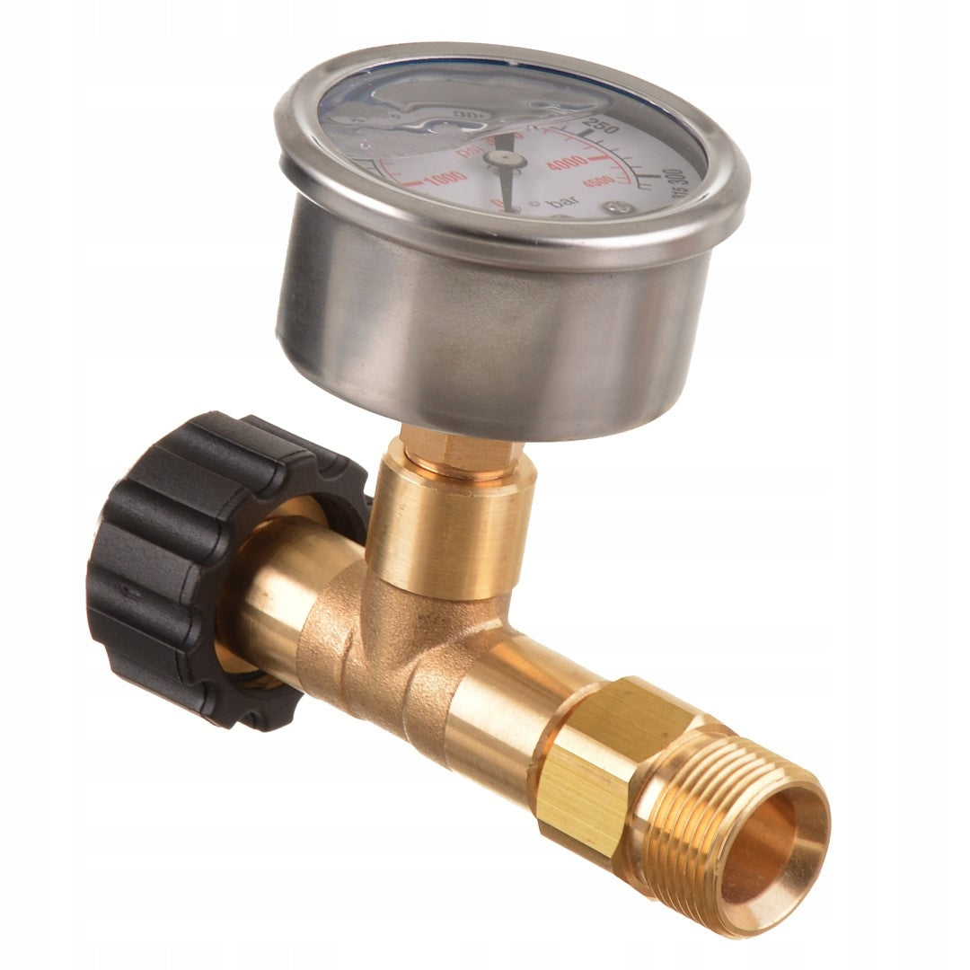 UNIVERSAL external pressure gauge for washer Karcher K2-K7 HD HDS thread M22
