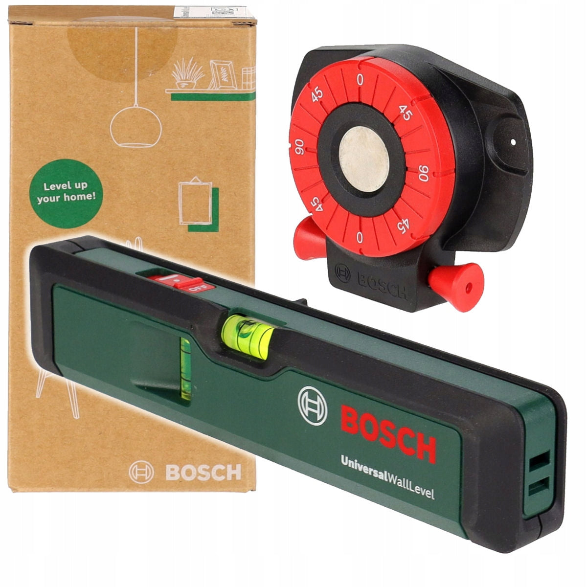 UNIVERSALWALLLEVEL LASER LEVEL BOSCH + MOUNTING BRACKET