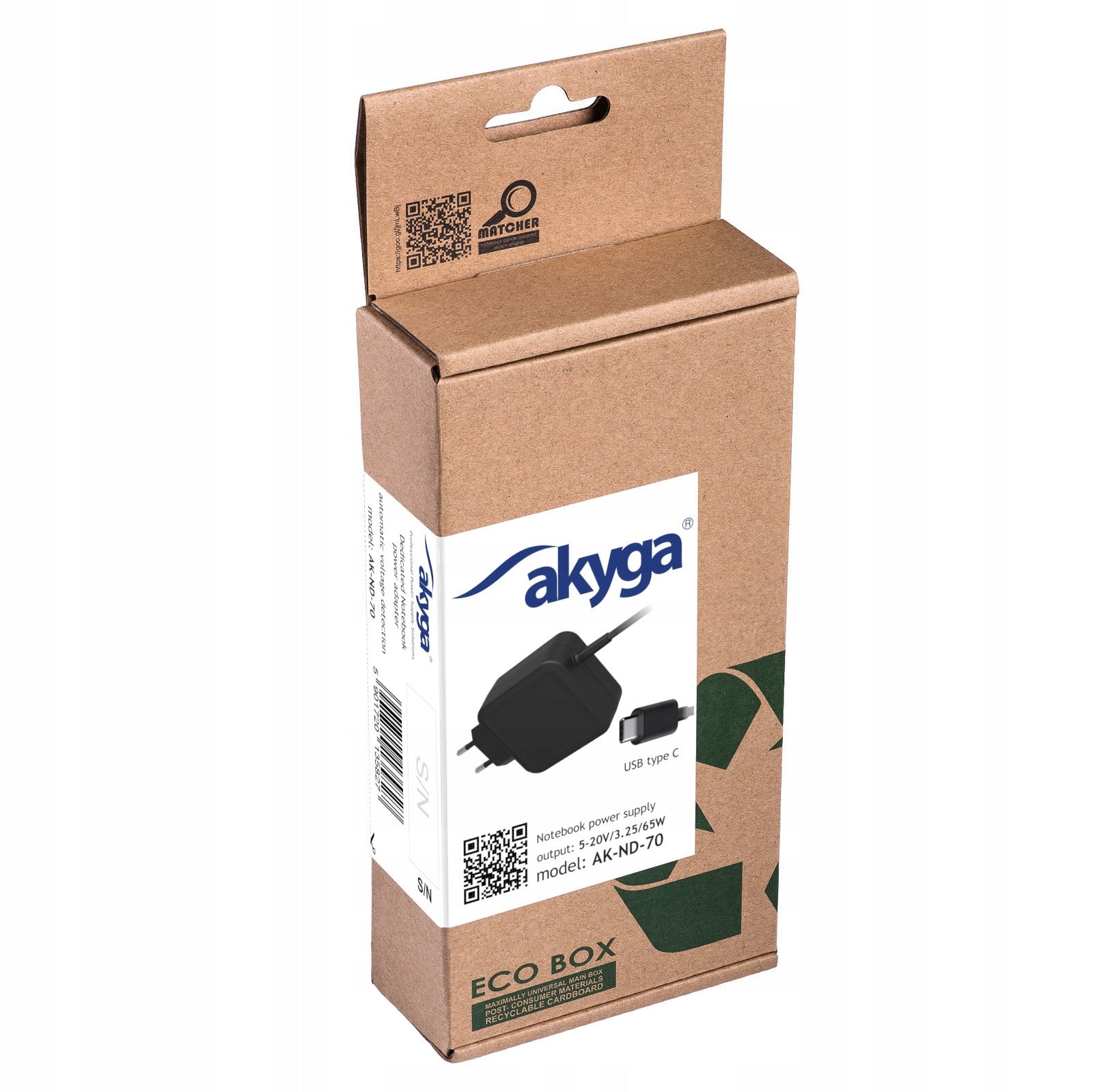 Akyga AK-ND-70, USB-C, 1.2 m