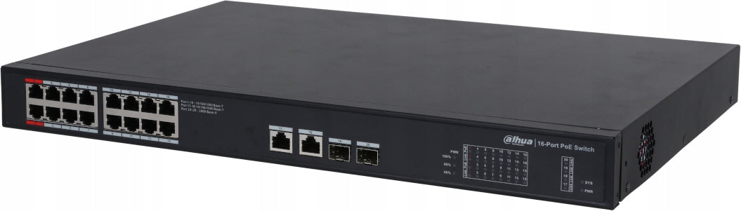 UNMANAGED SWITCH DAHUA PFS3220-16GT-240-V2