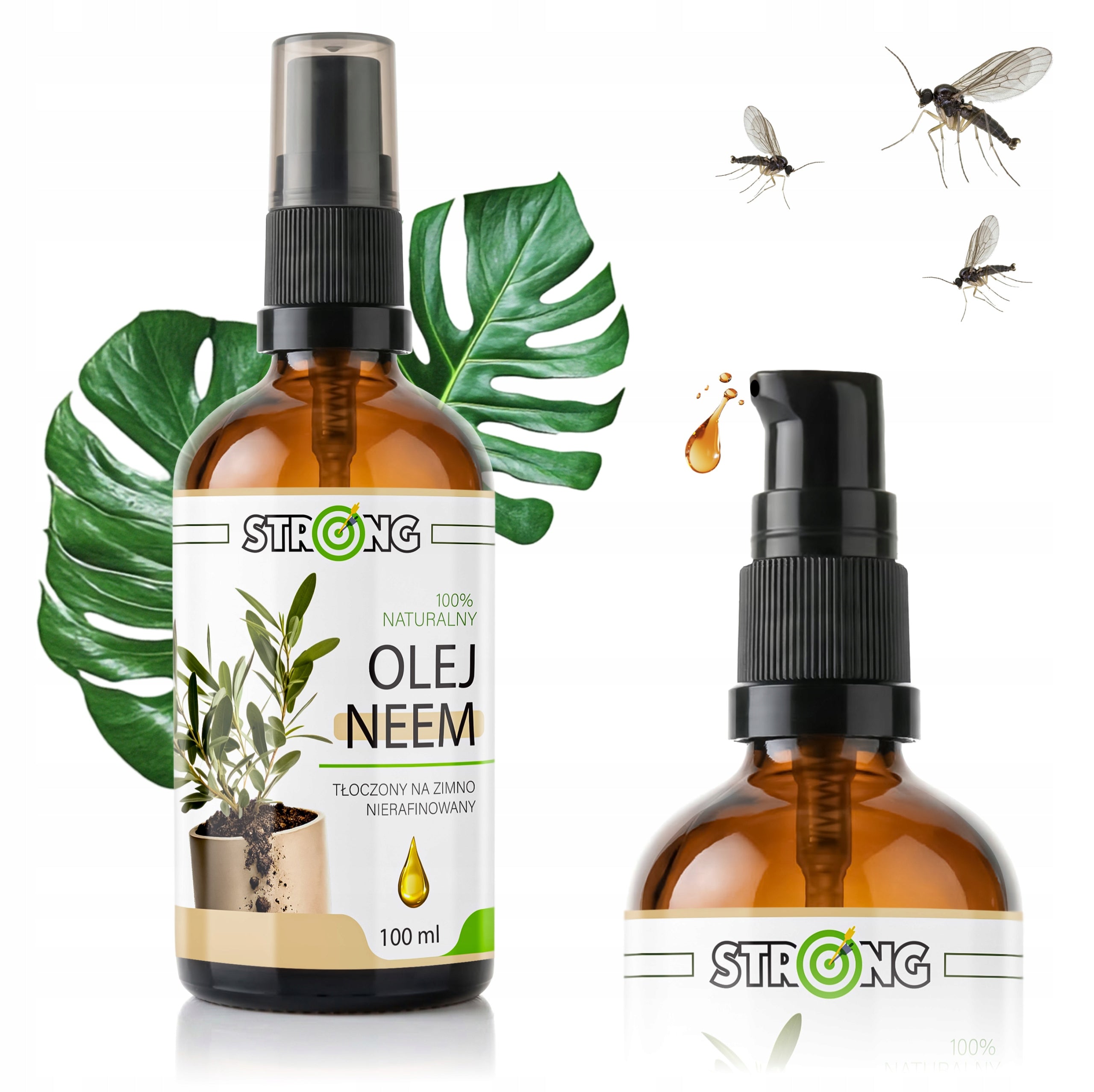 UNREFINED NEEM OIL 100 ML FOR PLANT PROTECTION NATURAL STRONG