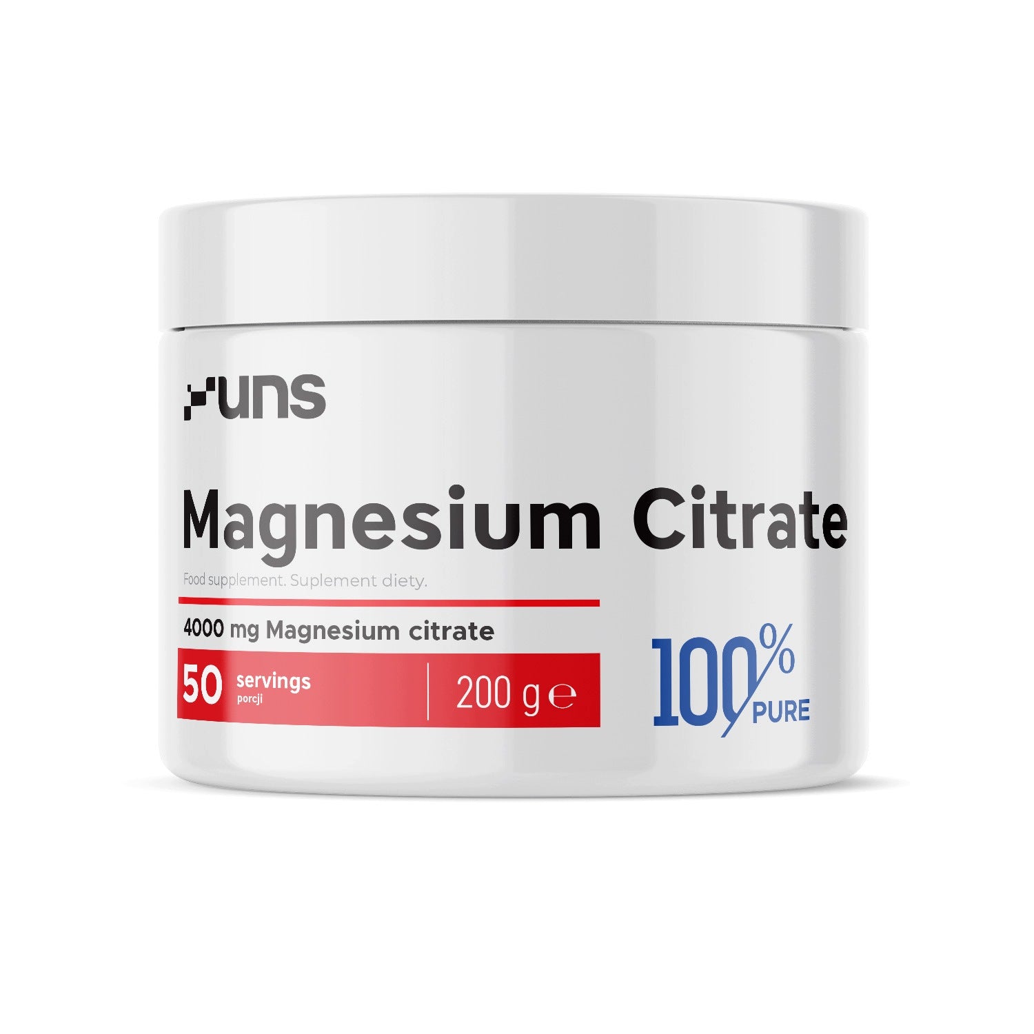 UNS MAGNESIUM CITRATE 200 g pure magnesium citrate, cramps, muscles