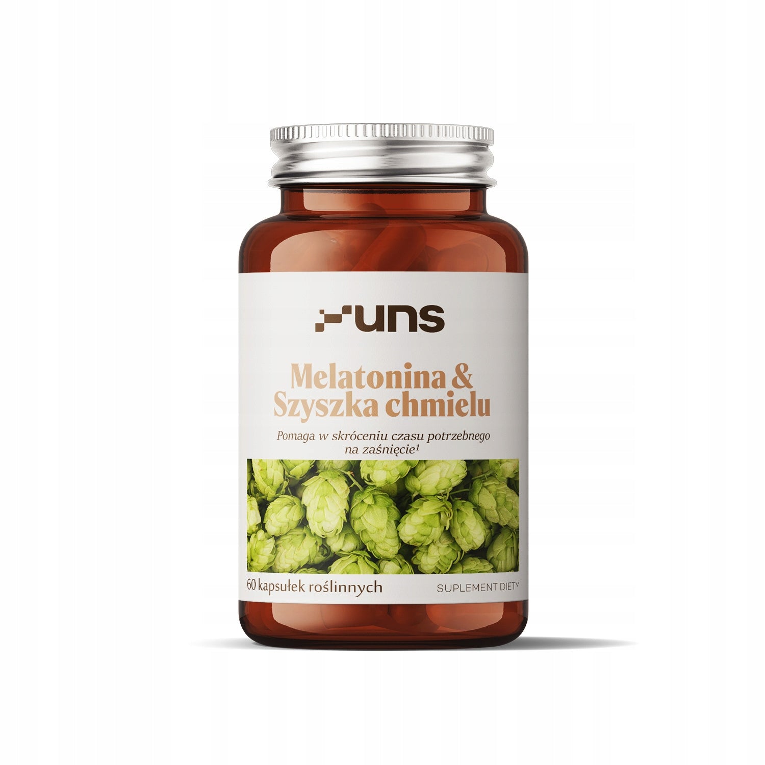 UNS MELATONIN & HOP CONES 60 vege kaps. SLEEP and BODY REGENERATION