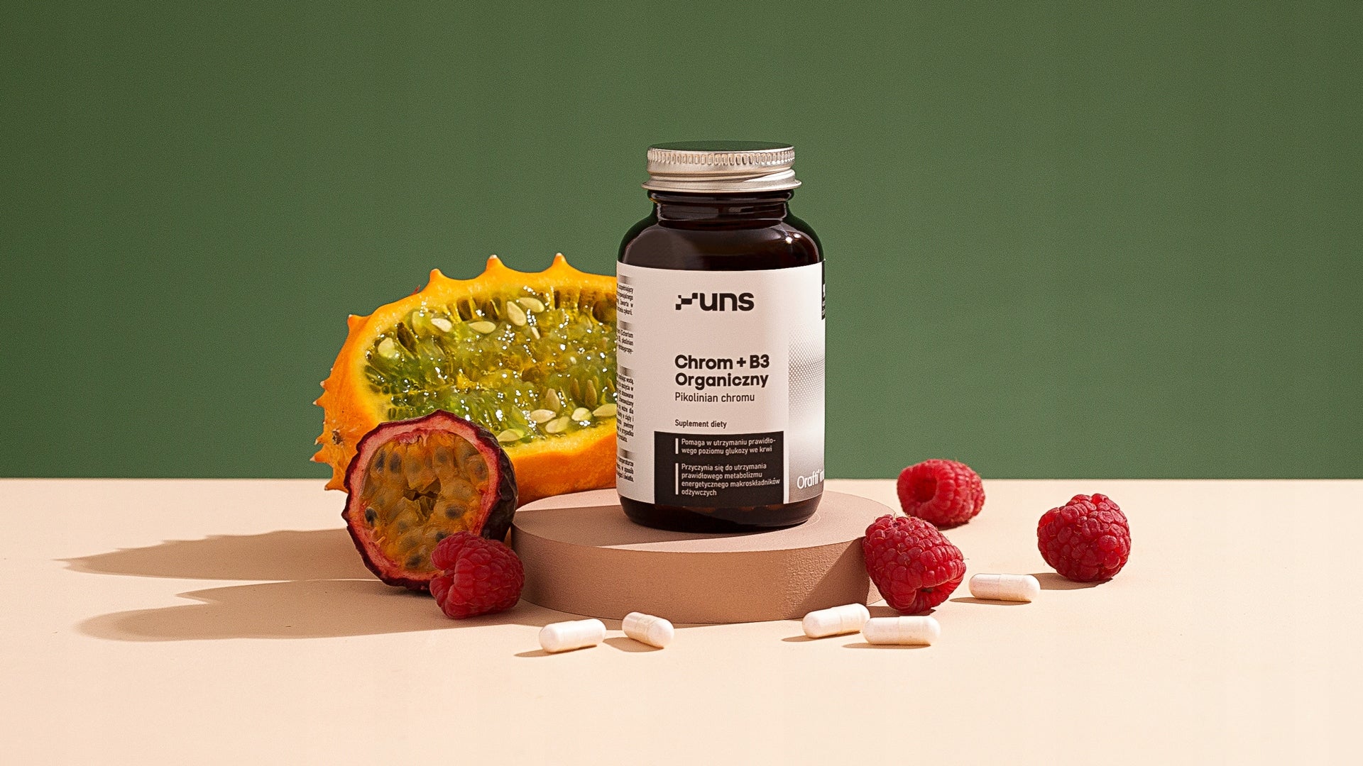 UNS ORGANIC CHROMIUM + B3 NIACIN 90 VCAPS SLIMMING, LOW SUGAR Brand UNS