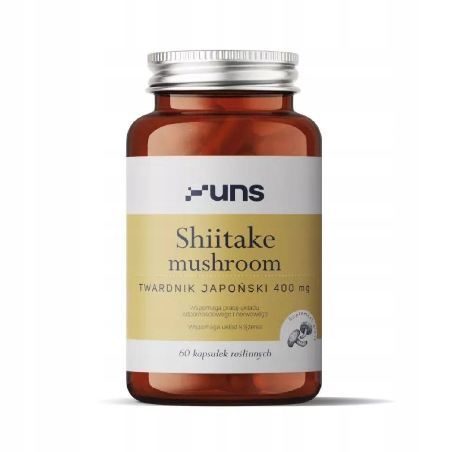 UNS Shiitake Mushroom 400 mg Japanese Sclerosis 60 capsules Packaging status original