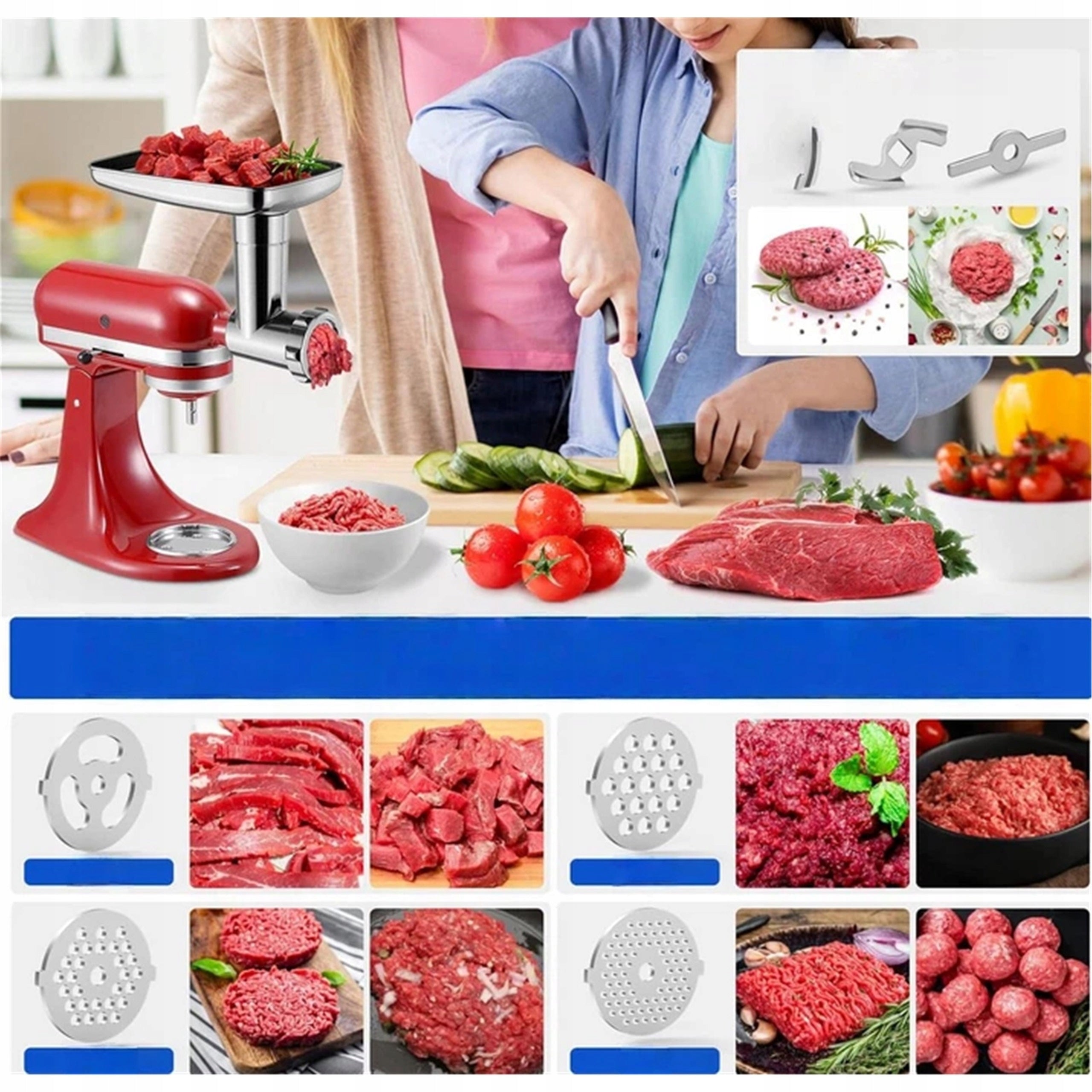 UNSCREWABLE STEEL MEAT CRUSHER ATTACHMENT FOR KITCHENAID DISHWASHER Brand no brand
