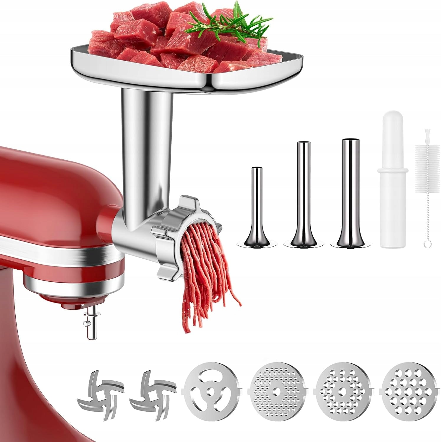 UNSCREWABLE STEEL MEAT CRUSHER ATTACHMENT FOR KITCHENAID DISHWASHER