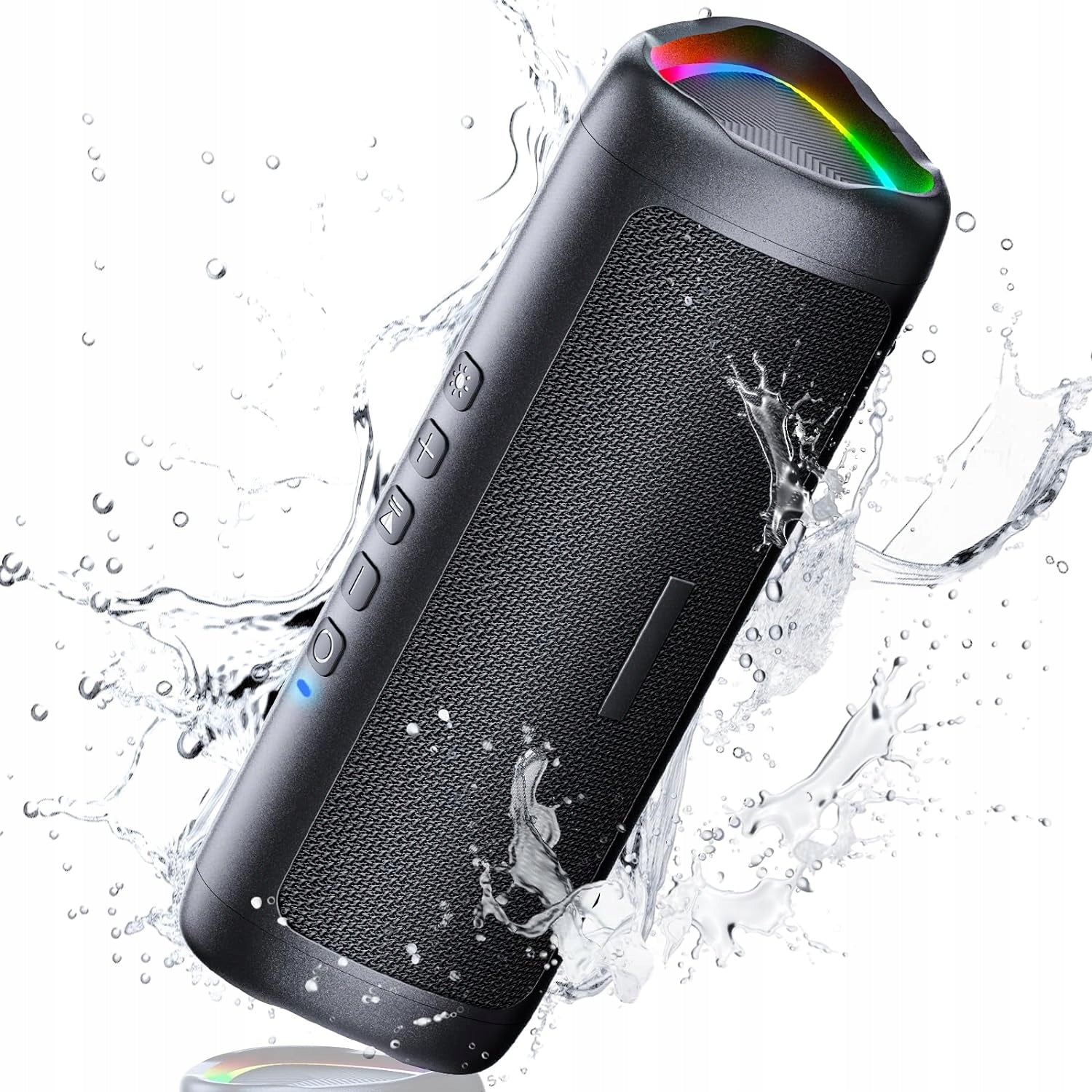 UOHHBOE C27 Wireless Bluetooth Speaker 5.3 30m BASS RGB LED IPX5