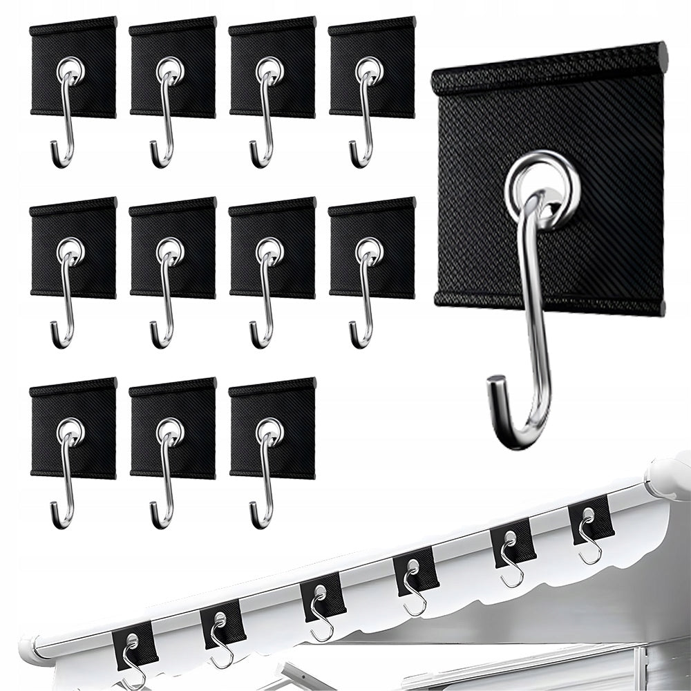 UP TO 10 LBS AWNING RAIL HOOKS HOOK 5-6 MM TRAILER MOTORHOME HOOKS