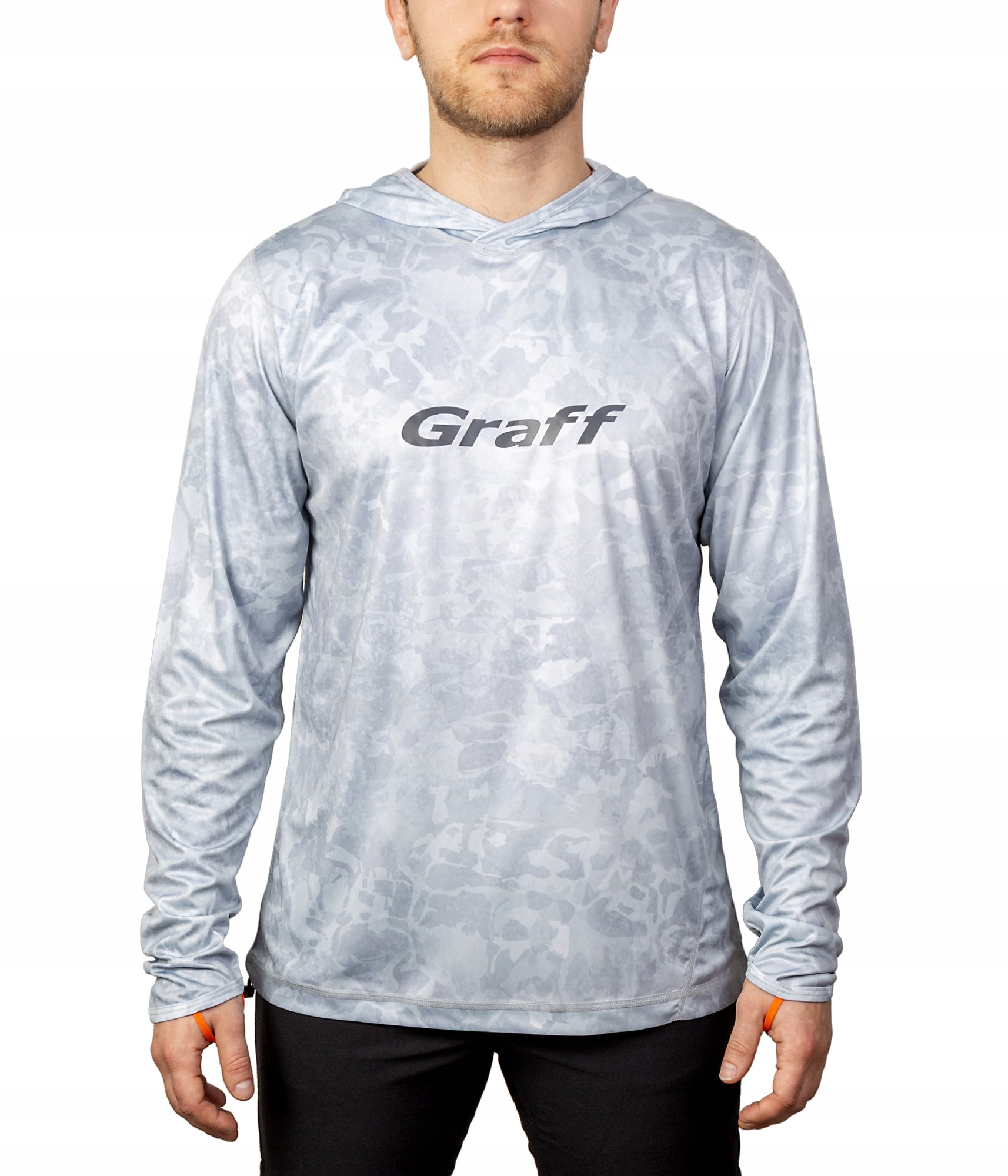UPF50 Men's Graff Lightweight Elastic Fishing OUTDOOR Hoodie 3XL