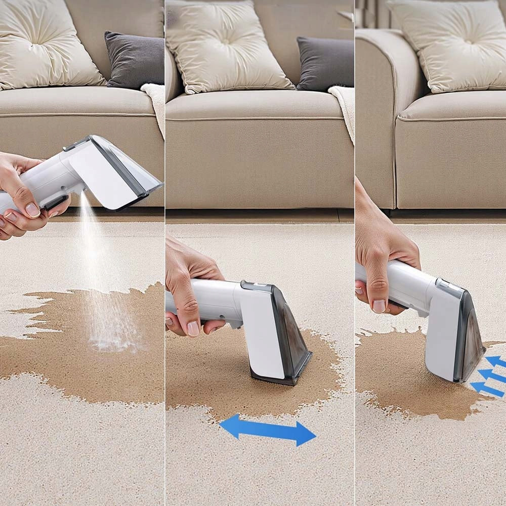 UPHOLSTERY CARPET CLEANER WET DRY SPOT CLEAN SUCTION CUP SET Brand no brand