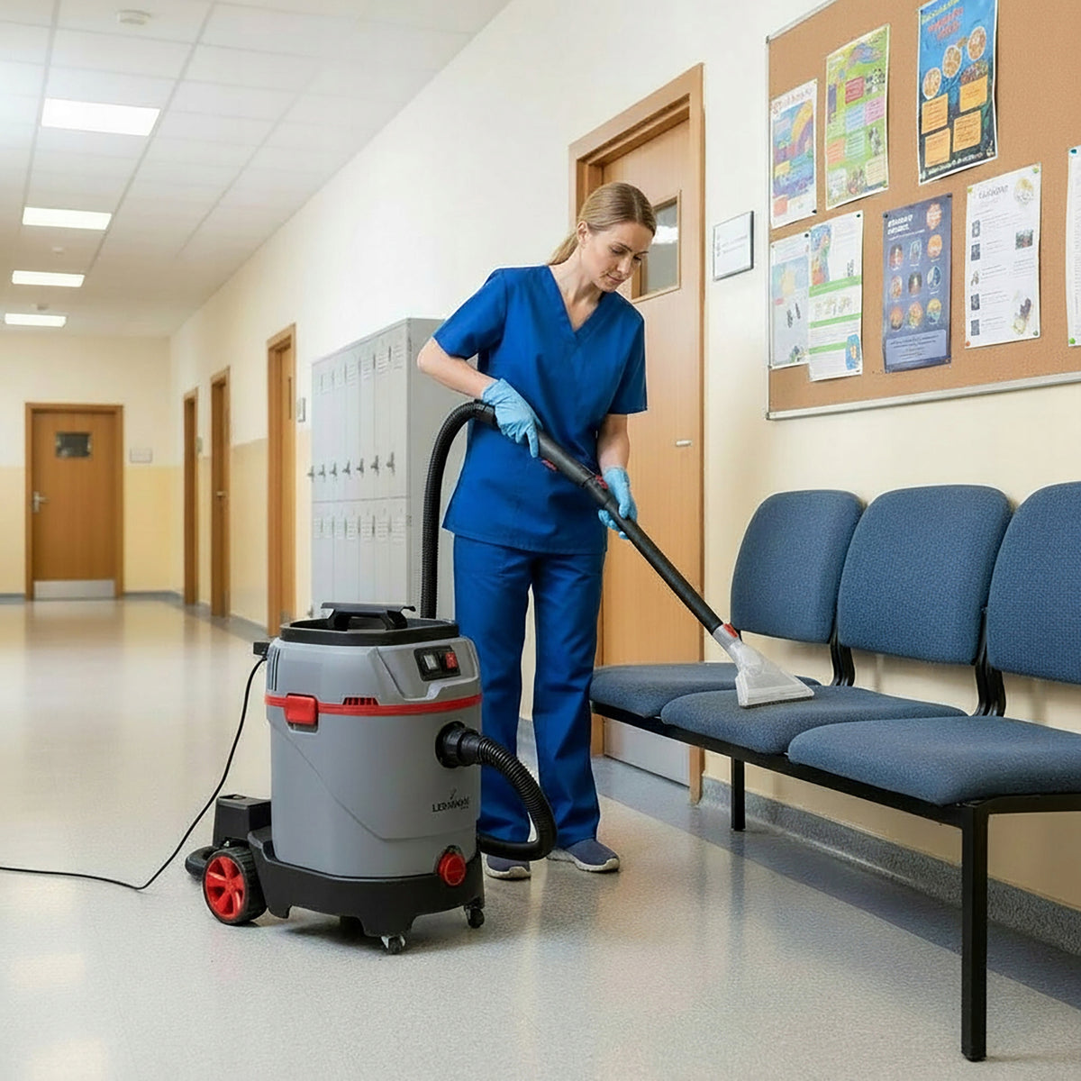 UPHOLSTERY CARPET WASHING VACUUM CLEANER PROFESSIONAL WITH WATER HEATING 2800W Manufacturer code LHOVW-1635