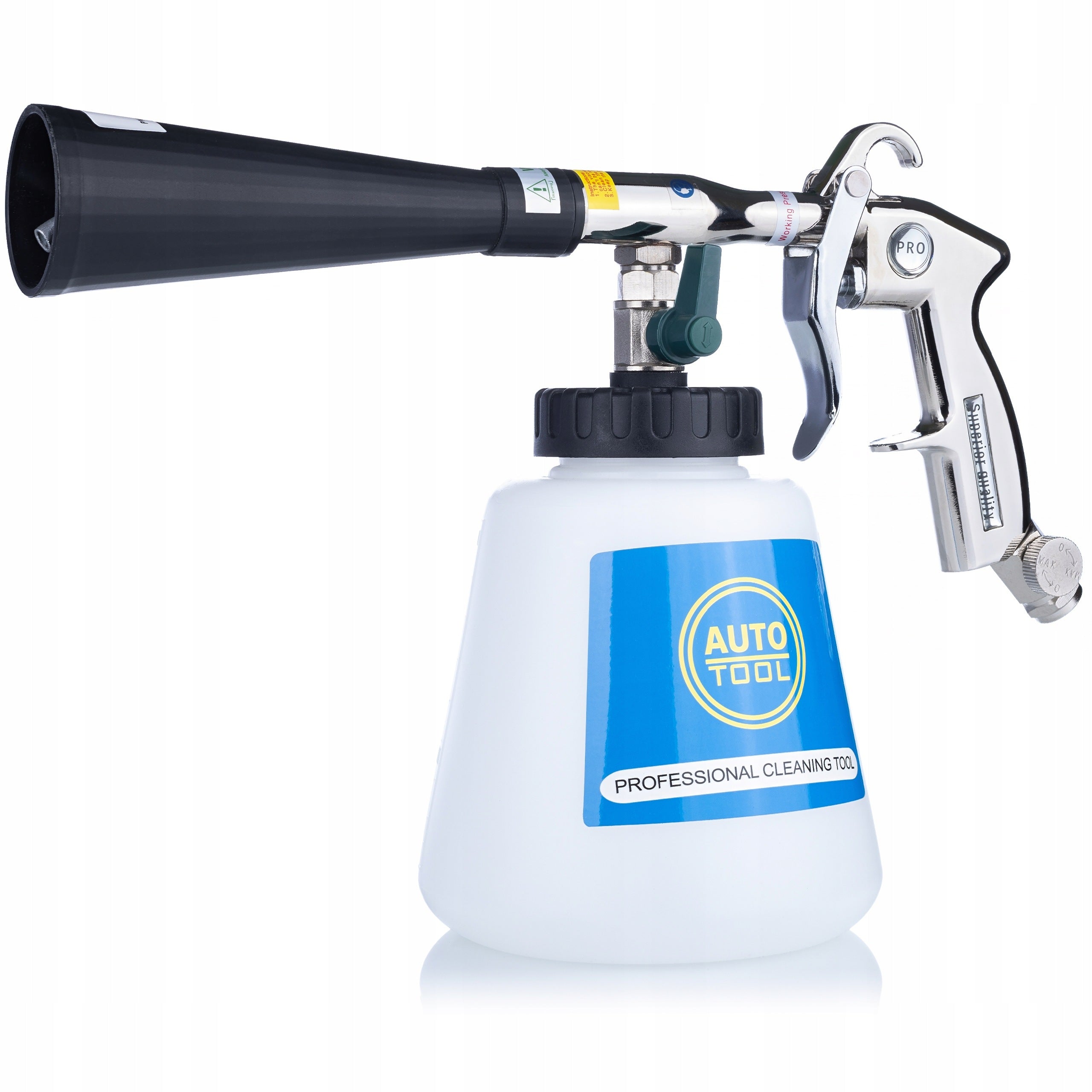 UPHOLSTERY WASHING GUN TORNADO T02 II 1L WITH 1/4 CONNECTOR FOR COMPRESSOR Manufacturer Rosfix