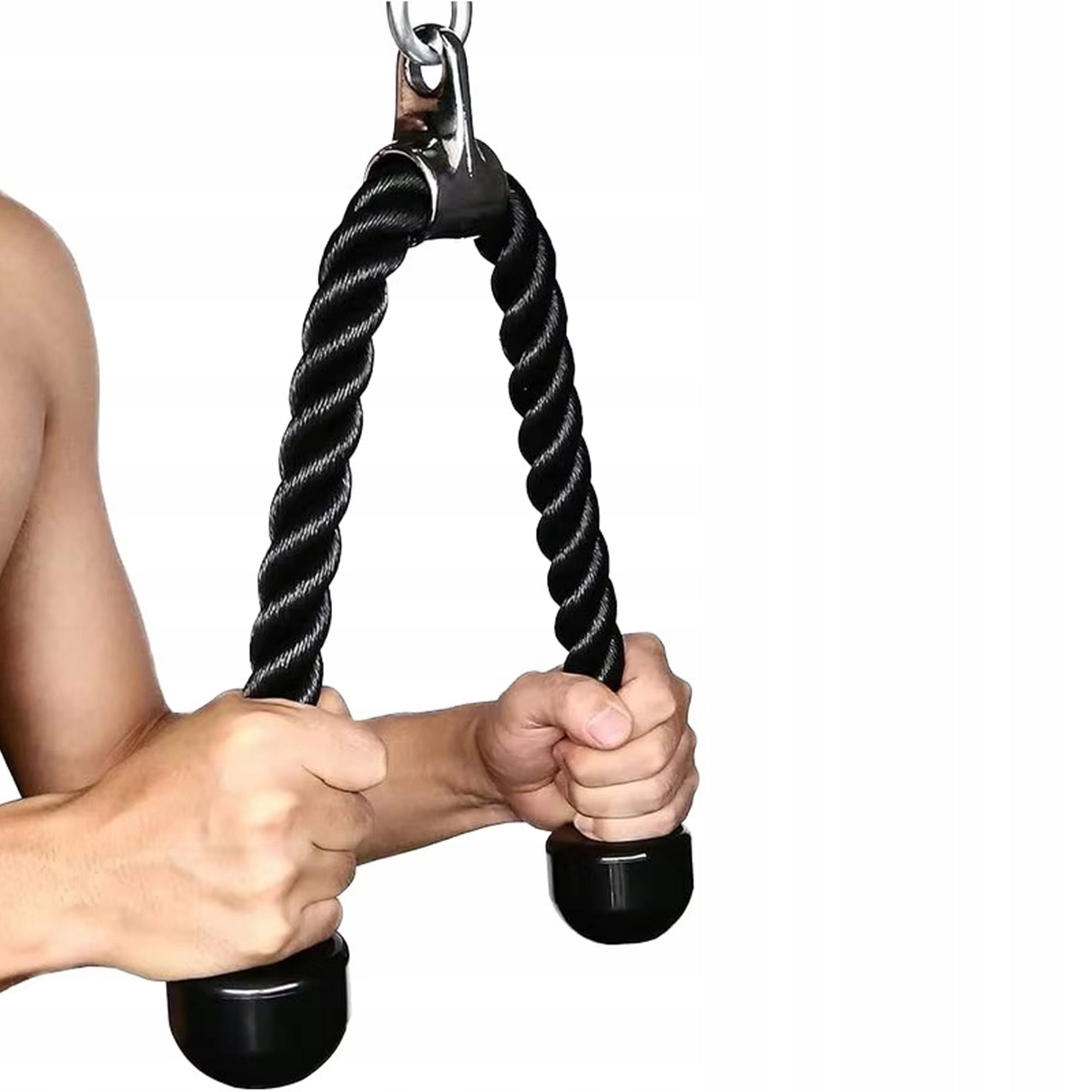 UPPER AND LOWER LIFT SET UP TO 100KG TRICEPS HANDLE FOR STRENGTH TRAINING Manufacturer code UCHWTY SUFITOWY ZESTAW UCHWYTÓW DO WYCIĄGU