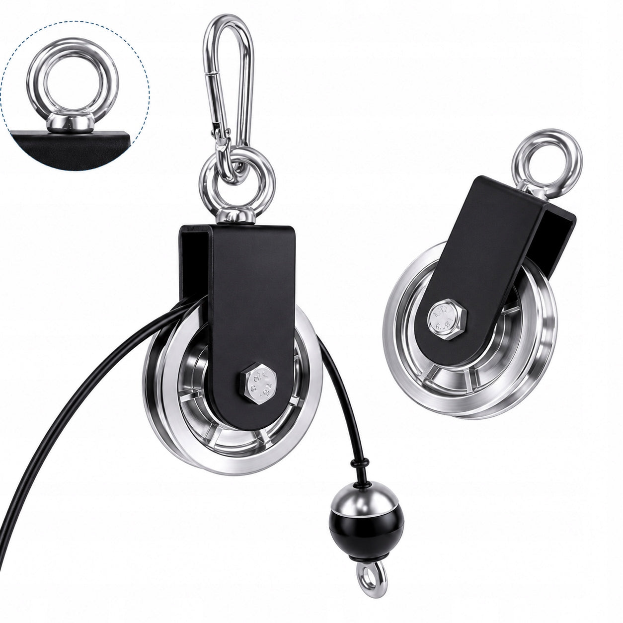 UPPER AND LOWER LIFT SET UP TO 100KG TRICEPS HANDLE FOR STRENGTH TRAINING Maximum load 110 kg