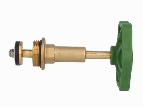 UPPER PART OF 1/2 INCH BRASS VALVE FOR DIN SLOW-RUNNING VALVES