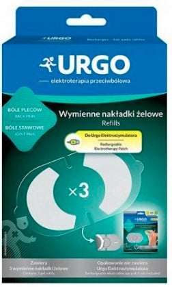 URGO Replacement pads for electrostimulator 3 pcs