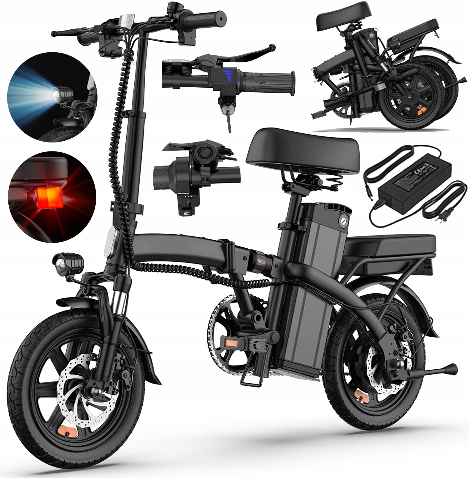 URLIFE F1L Electric Folding Urban Vehicle 500W 32km/h 48V 7.5Ah 45KM