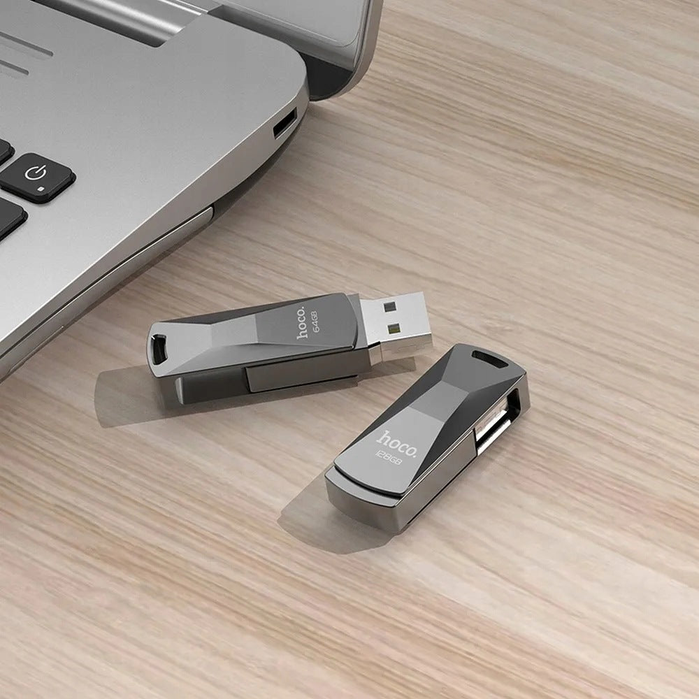 USB 128GB USB 3.0 (USB A) Hoco UD5 grey Color gray