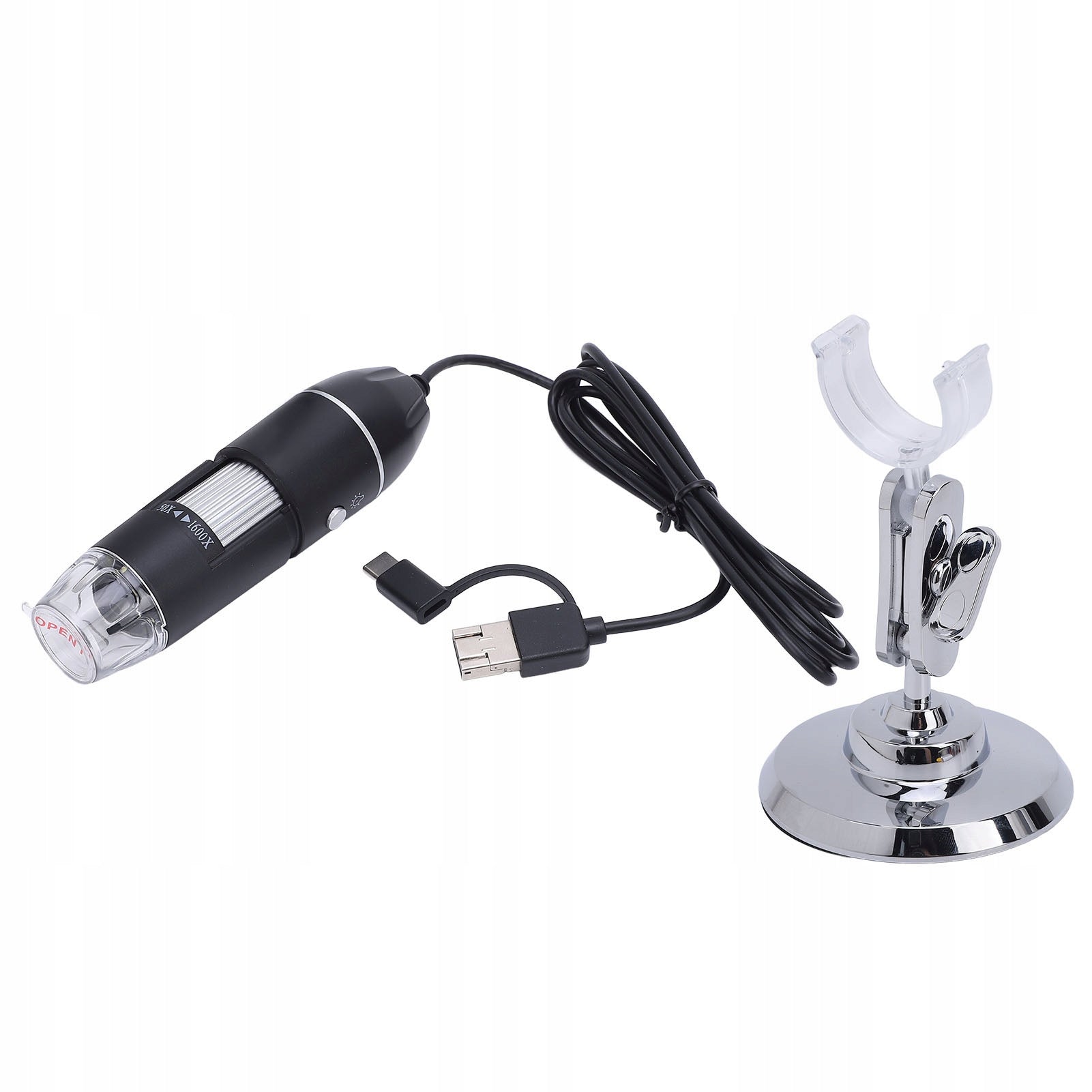 USB 1600X Microscope Portable Electron 3 in 1 Handheld Digits with 360 HC Model 4423AWEO