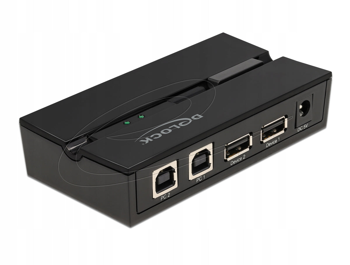 USB 2.0 2 PC Switch for 2 Devices Delock 11492