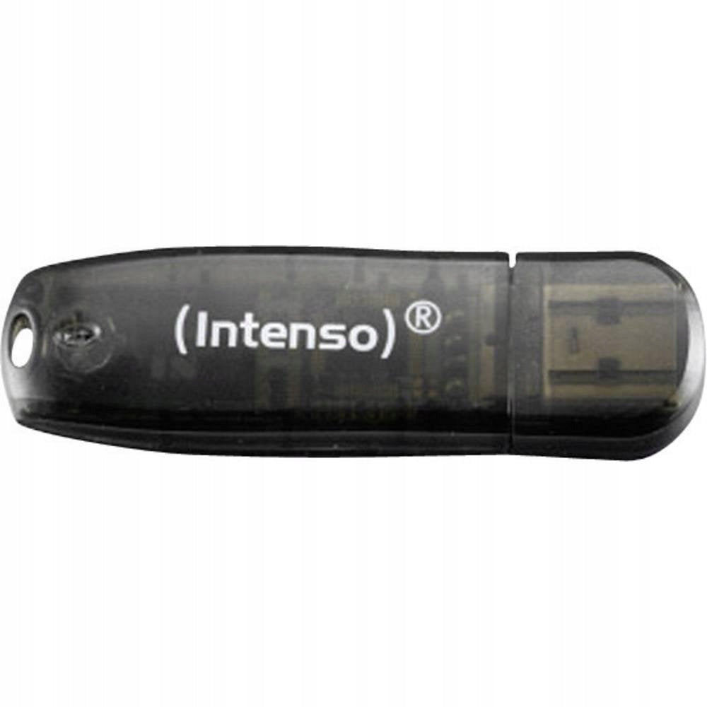 USB 2.0 Intenso Rainbow Line pendrive, 16 GB Color black