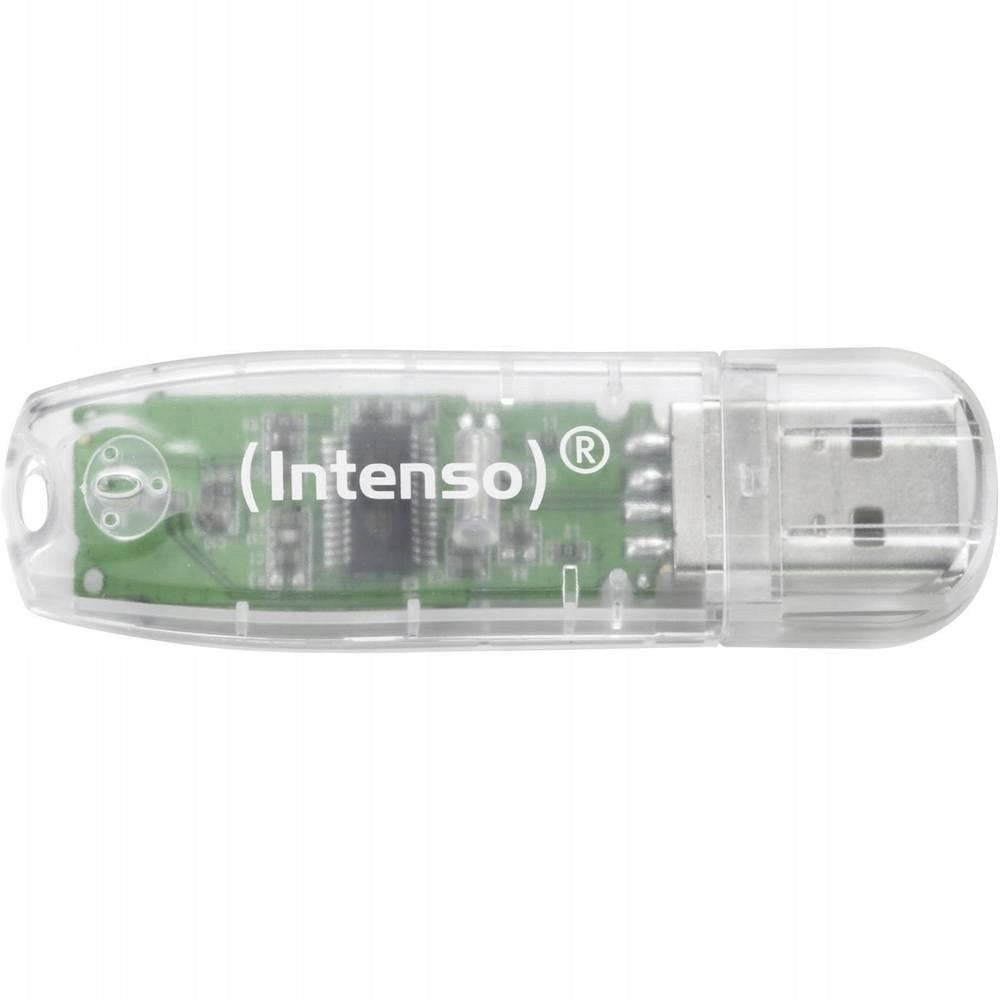 USB 2.0 Intenso Rainbow Line pendrive, 32 GB Color transparent
