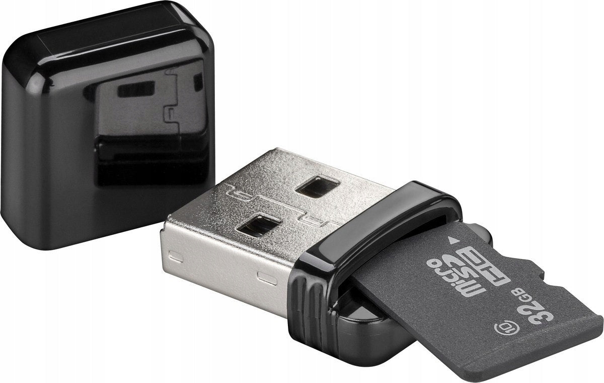 USB 2.0 MicroSD MEMORY CARD READER GOOBAY Manufacturer code 4040849386565